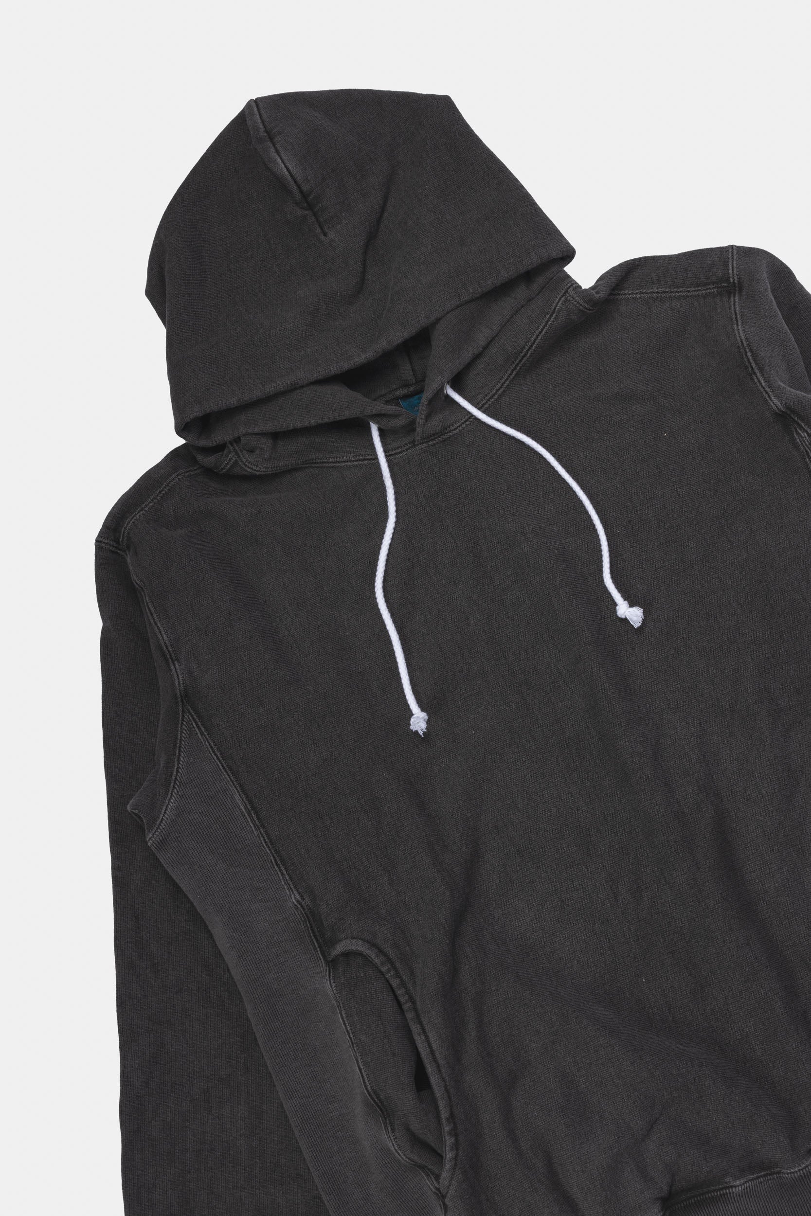 HEAVY PULL OVER HOOD SWEAT - P-Black