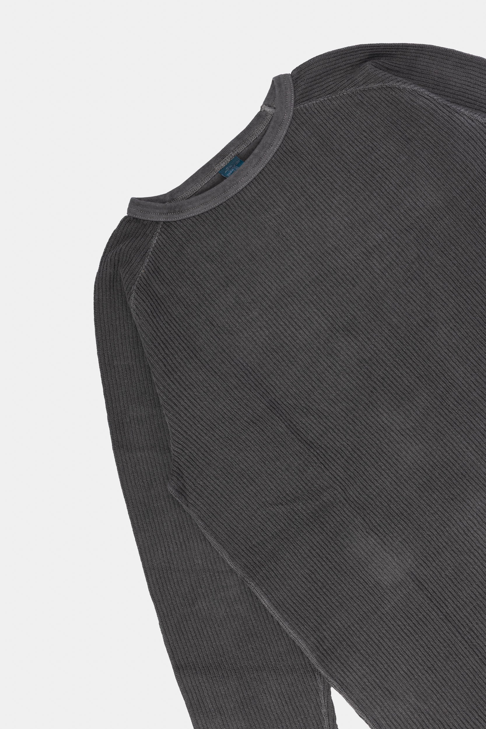 LS RIB KNIT - P-Black