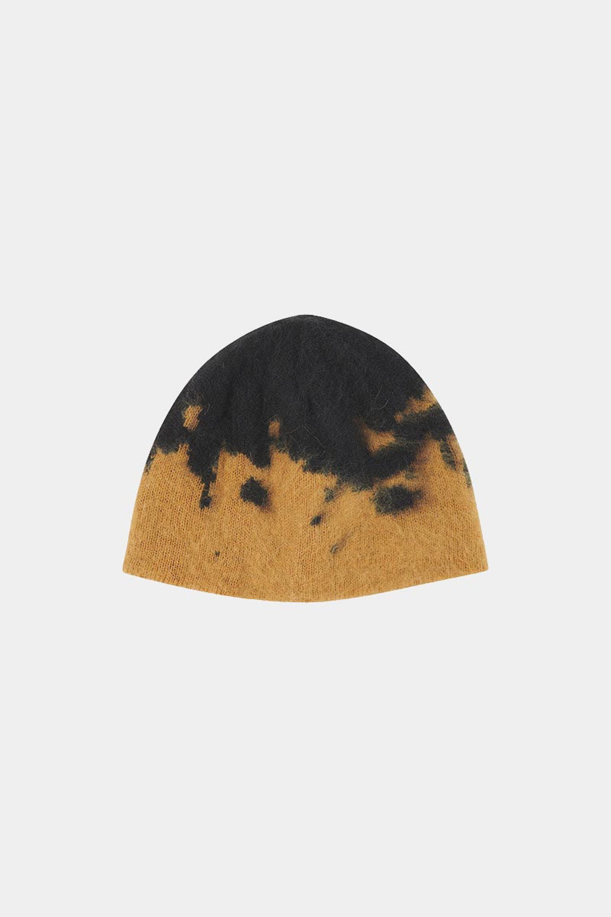 MOHAIR SPLATTER BEANIE - Safron splatter