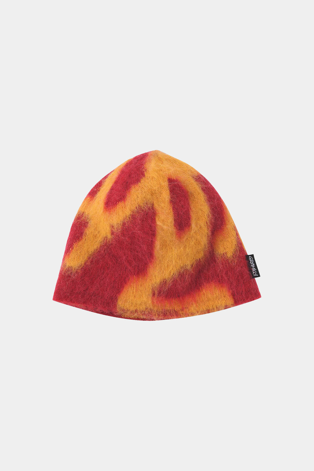 MOHAIR BURLY RUNNINGMAN BEANIE - Burnt Orange