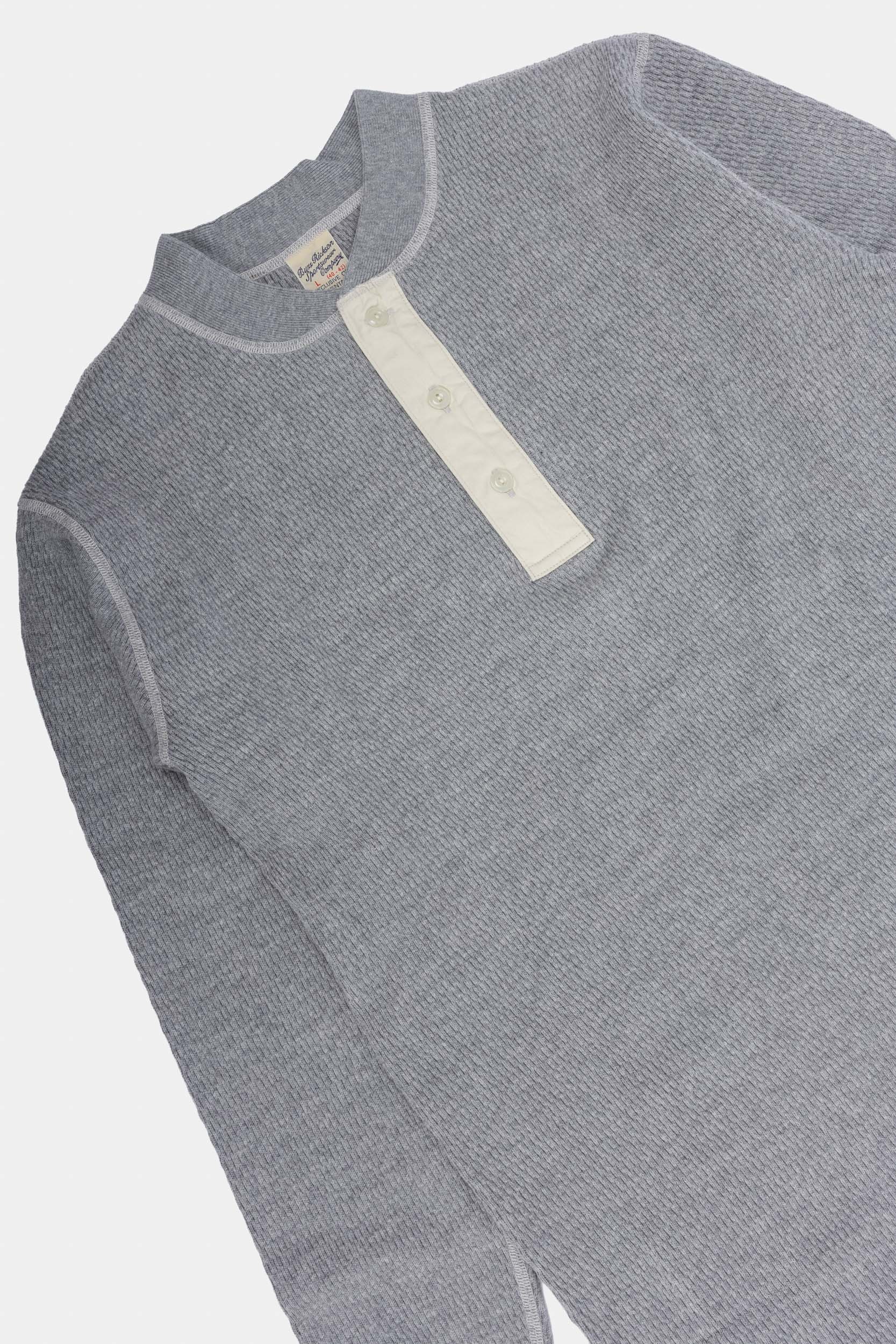 HENLEY THERMAL - Heather Grey