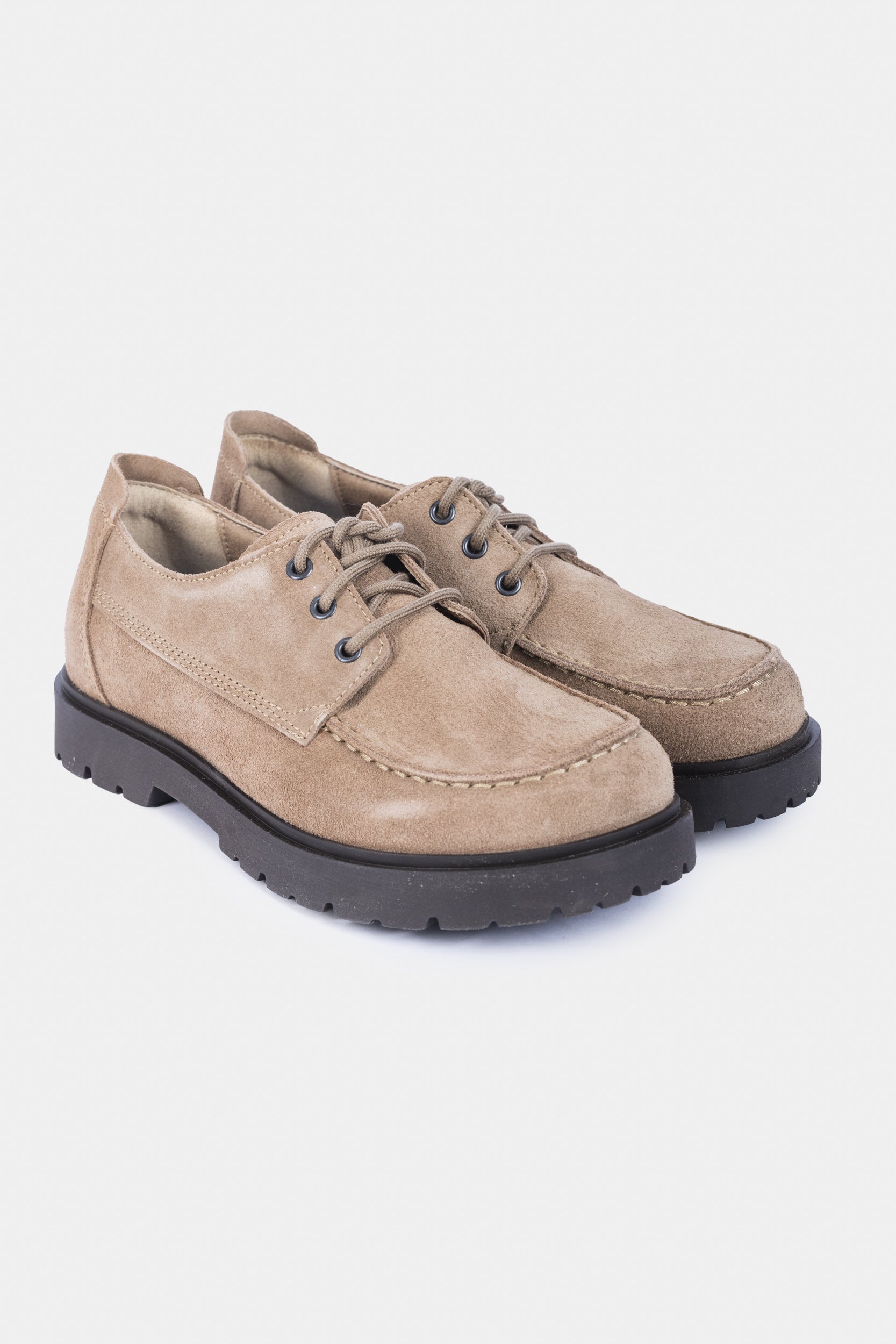 HIGHWOOD MOC LACE LOW - Gray taupe