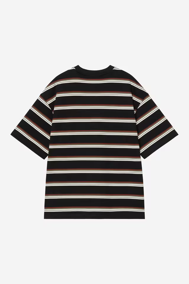 HOLM TEE - Black stripe