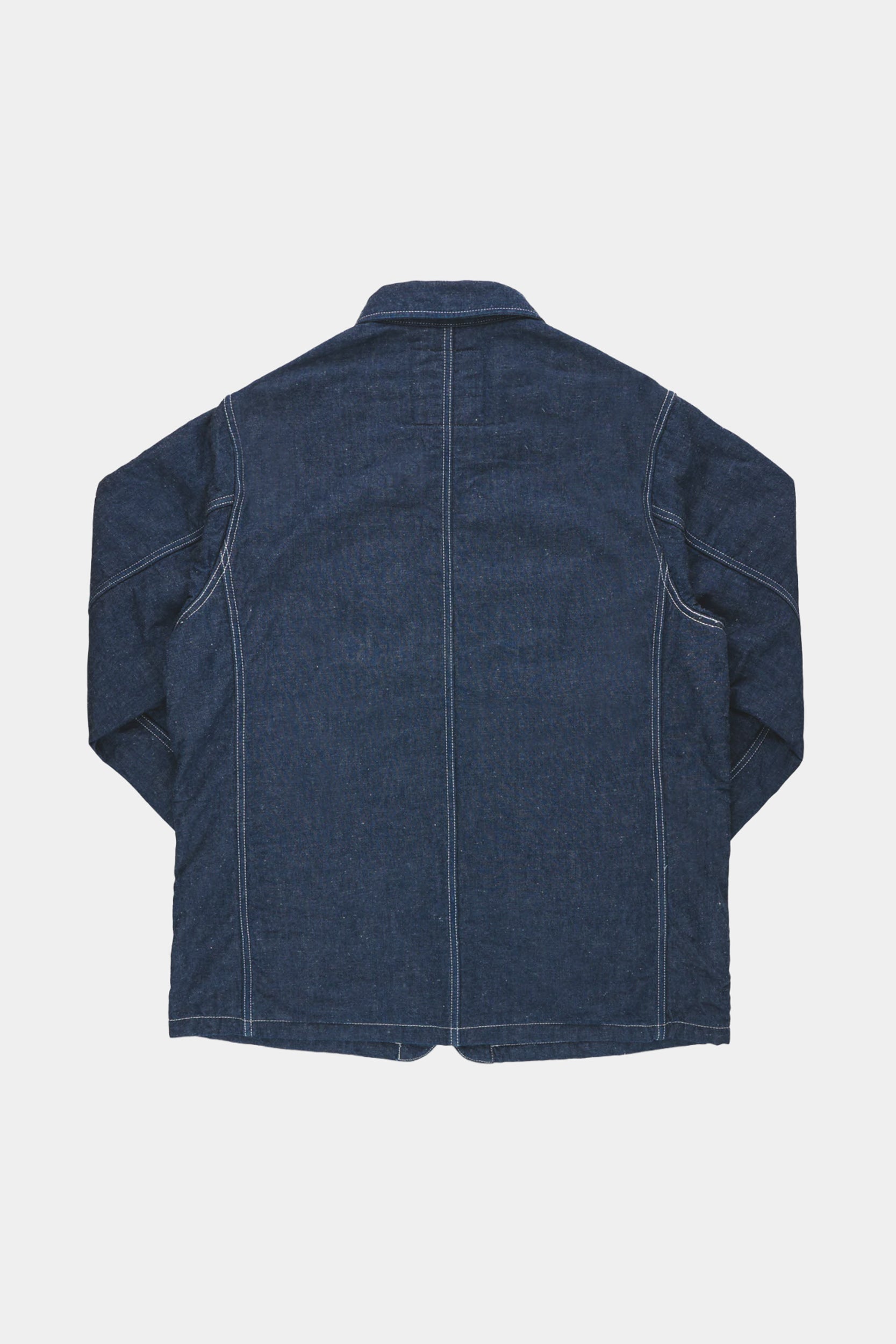 DENIM BLANKET LINED CHORE JACKET - Indigo