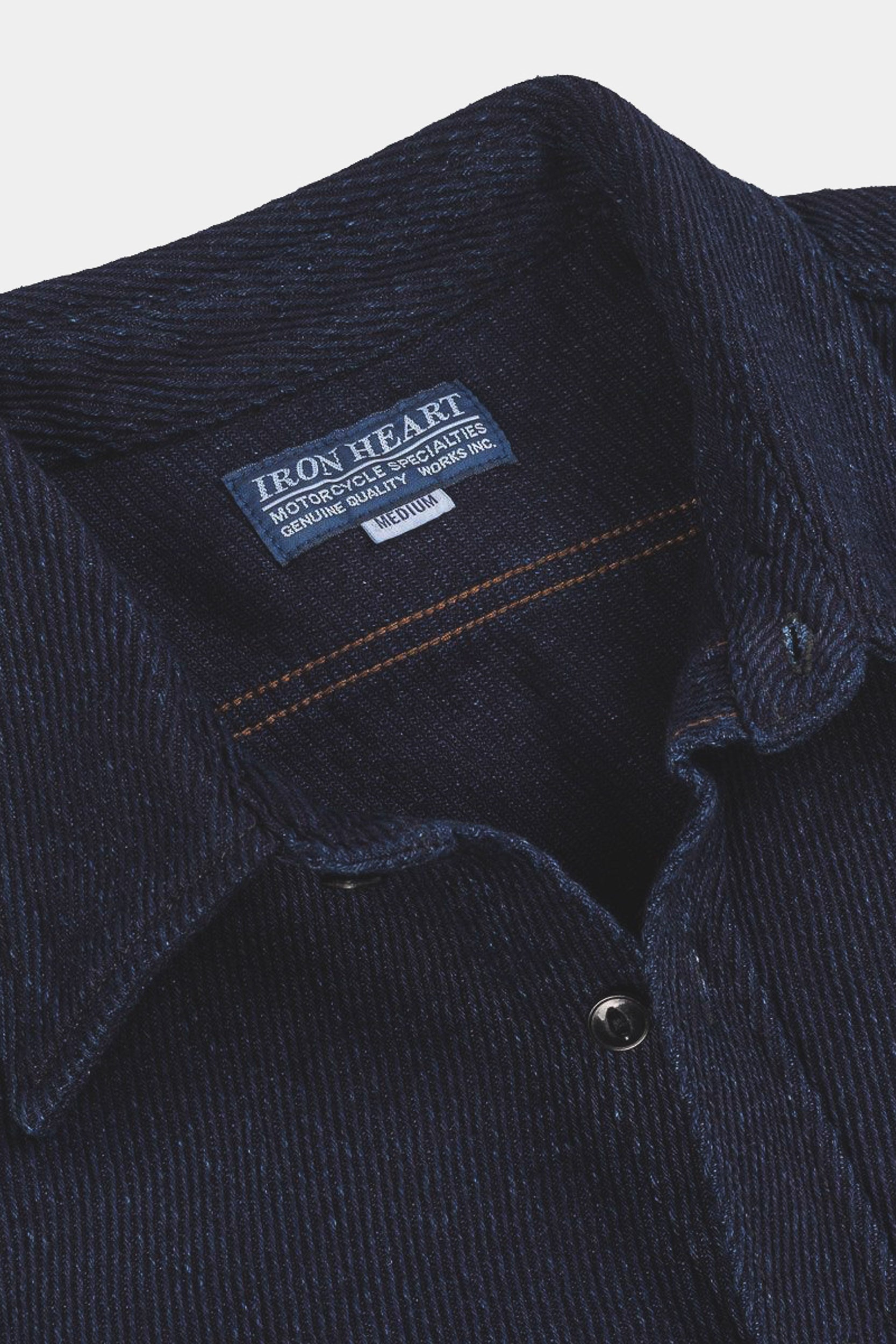 KERSEY WORK SHIRT 14OZ - INDIGO