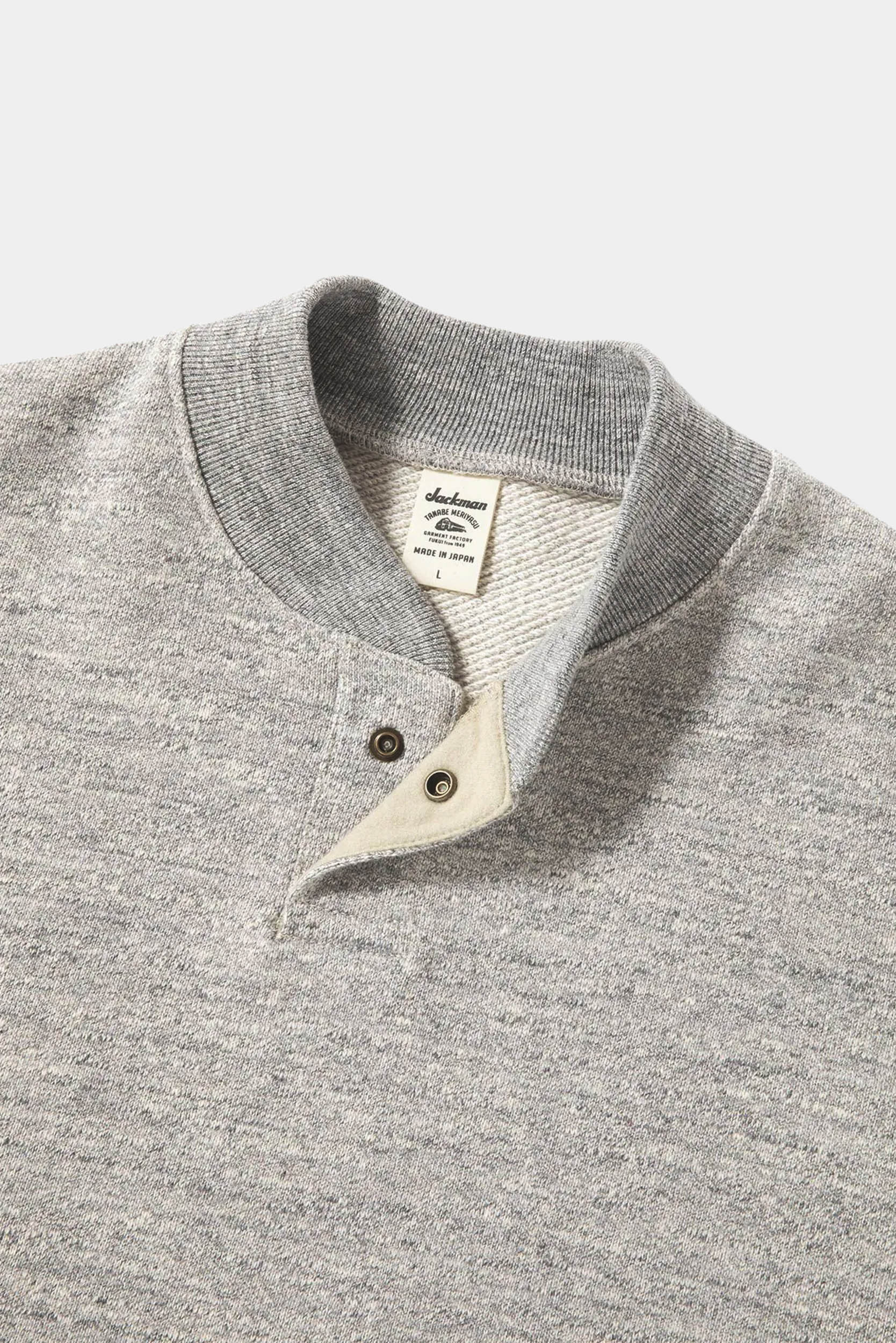 GG SWEAT GJ NECK - Heather gray
