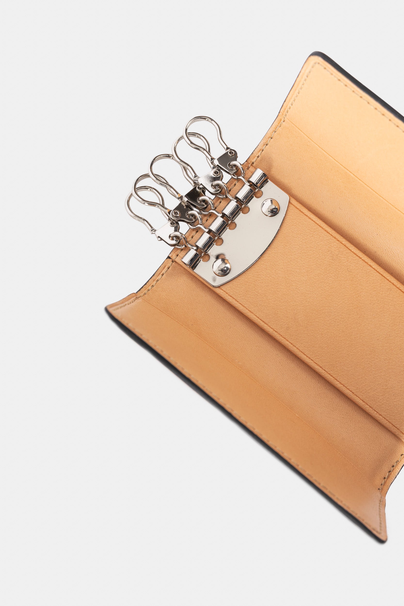 Key case for 4 keys - Cappuccino