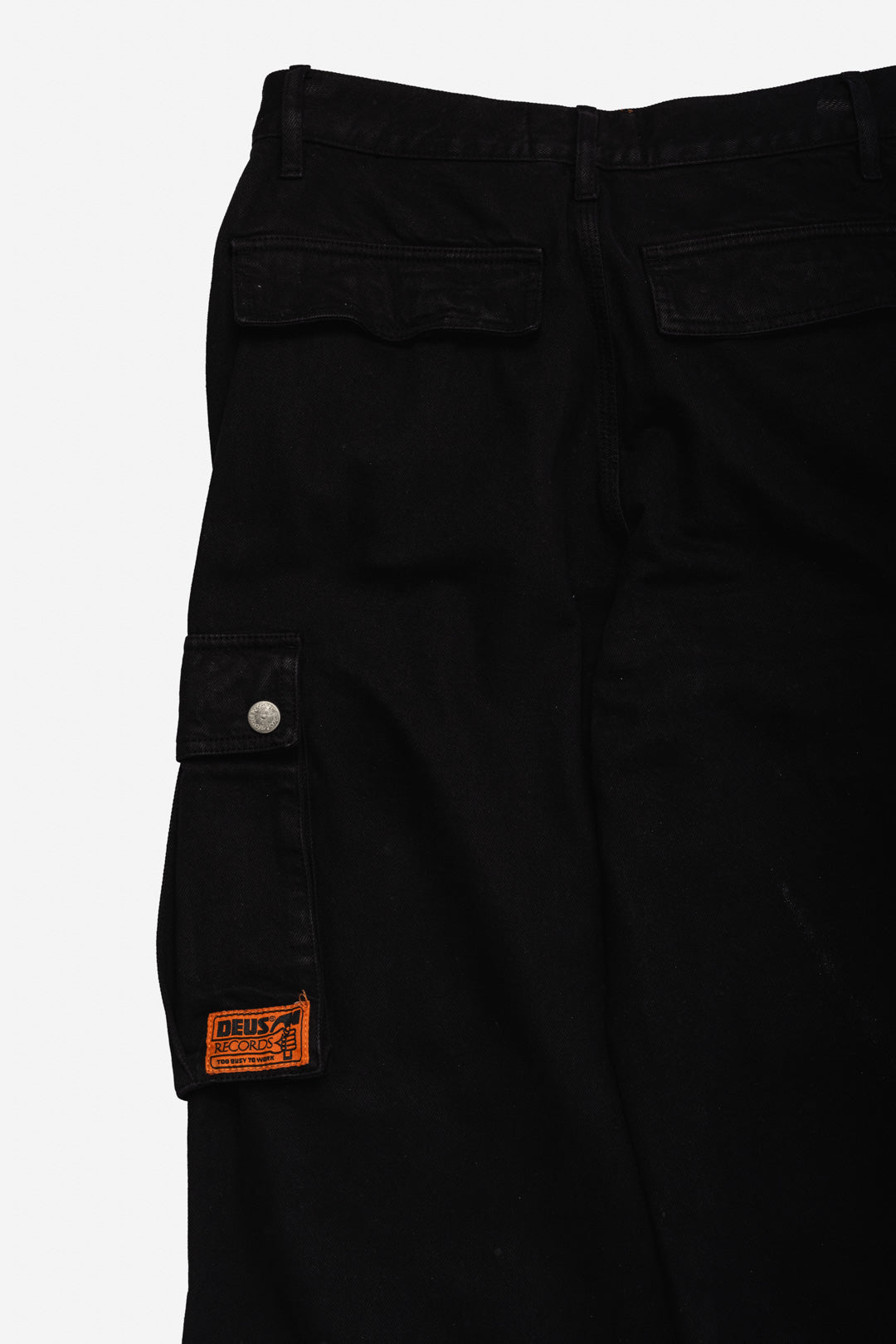 RECORDS CARGO PANT - Black
