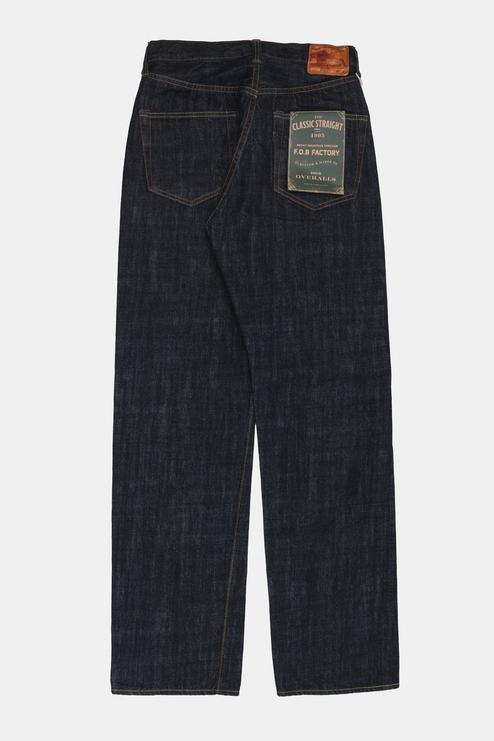 F143 SELVEDGE STRAIGHT 5P - Indigo