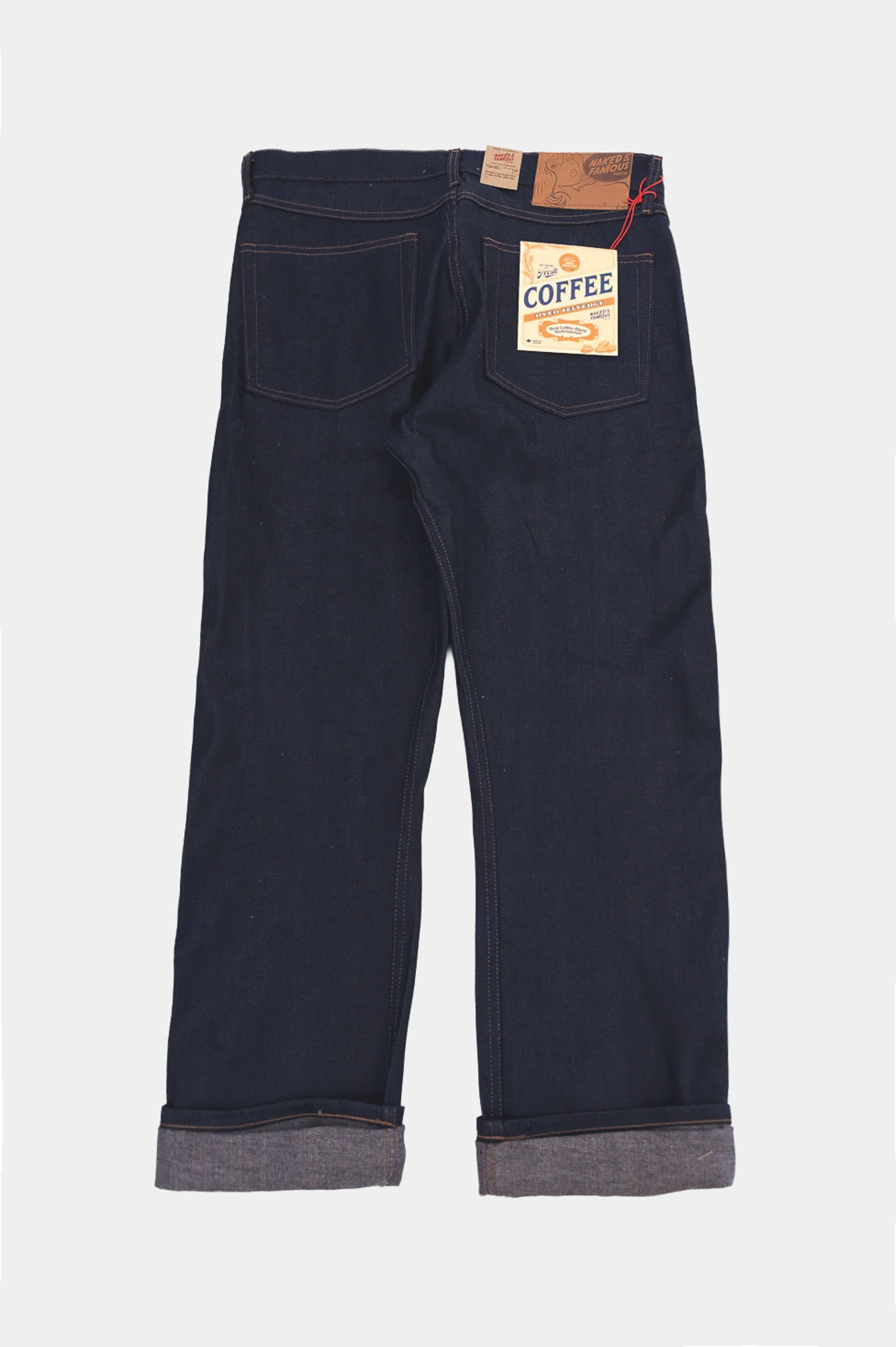 TRU GUY - Coffee dye selvedge