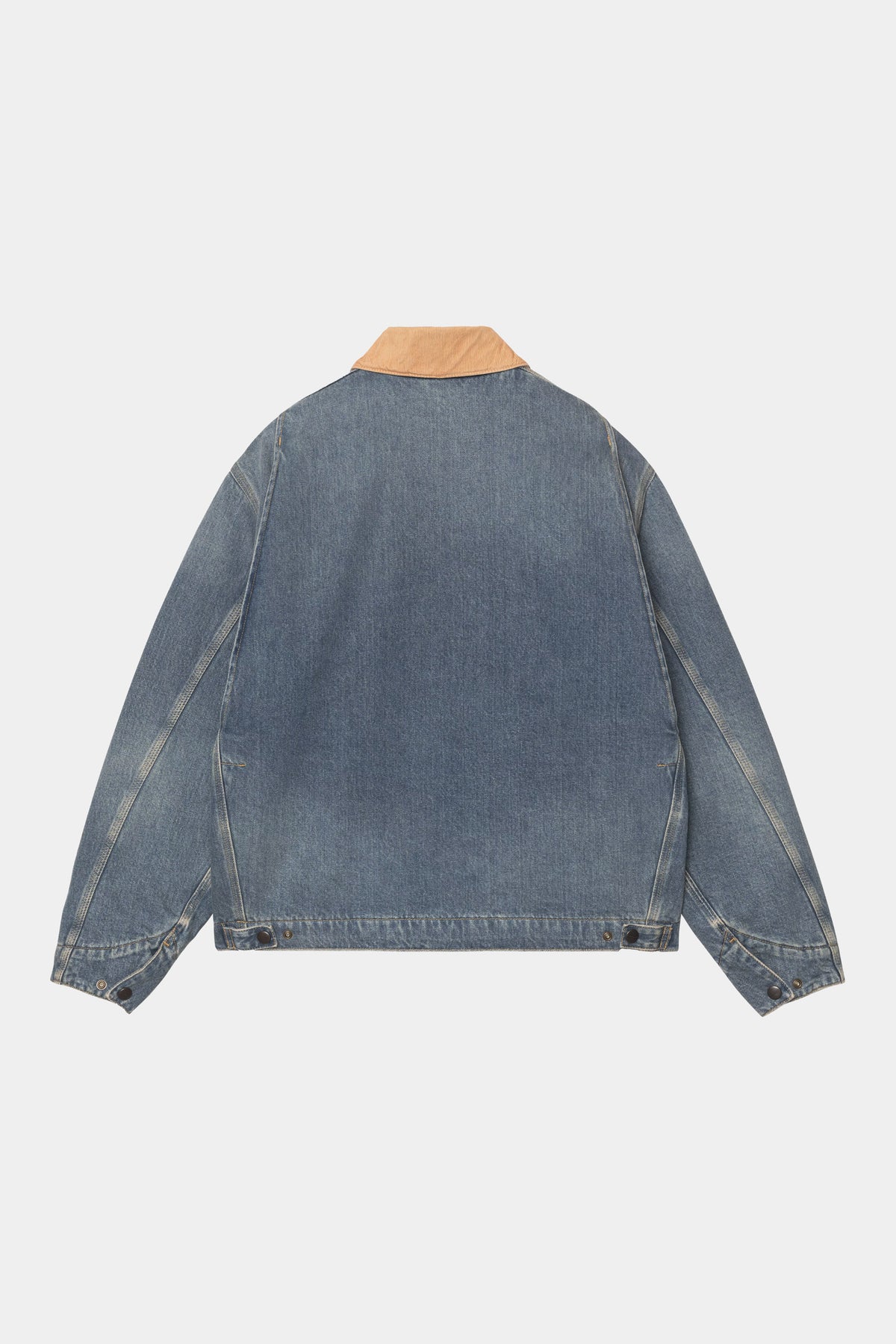 OG DETROIT JACKET - Blue / Dusty H Brown - Old used wash