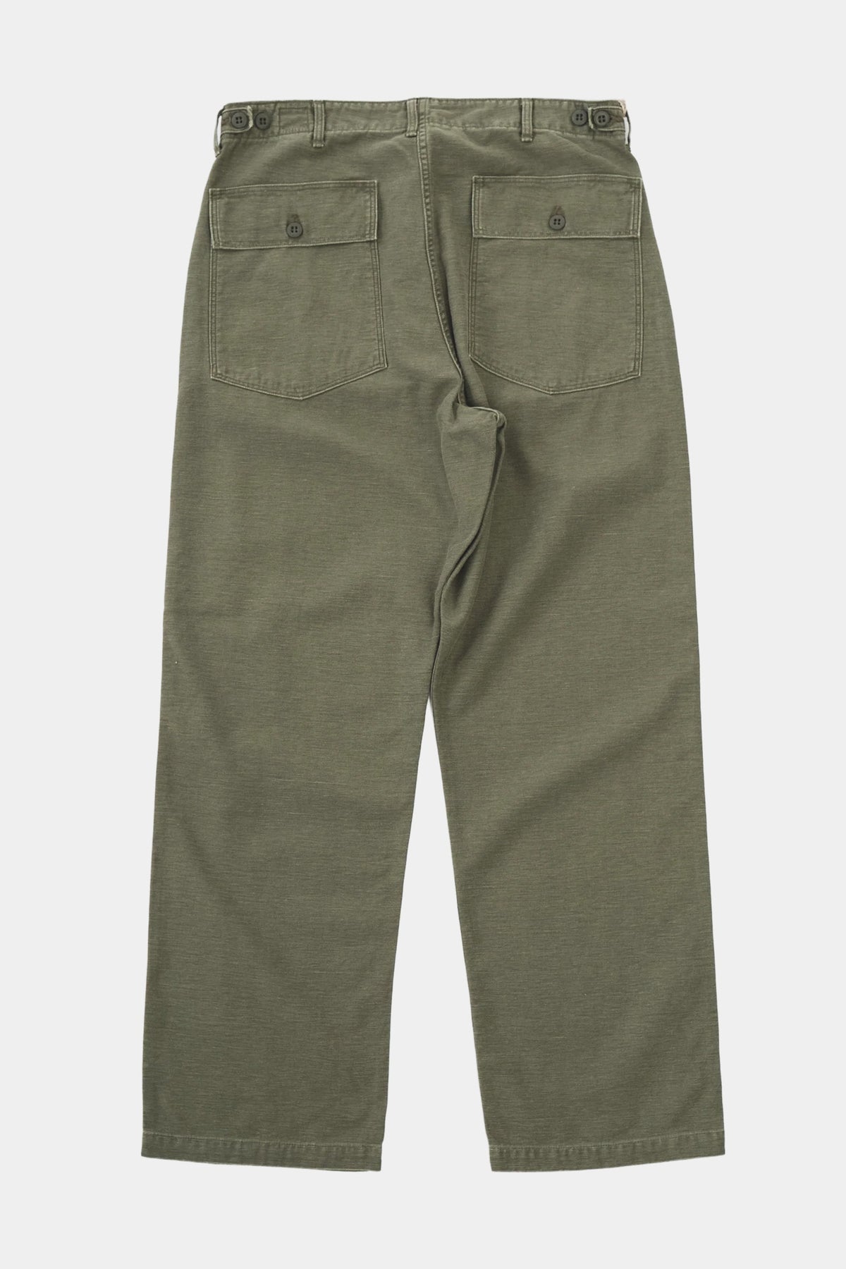 REAL USED WASH VINTAGE FIT FATIGUE PANT - Dark Olive Stone
