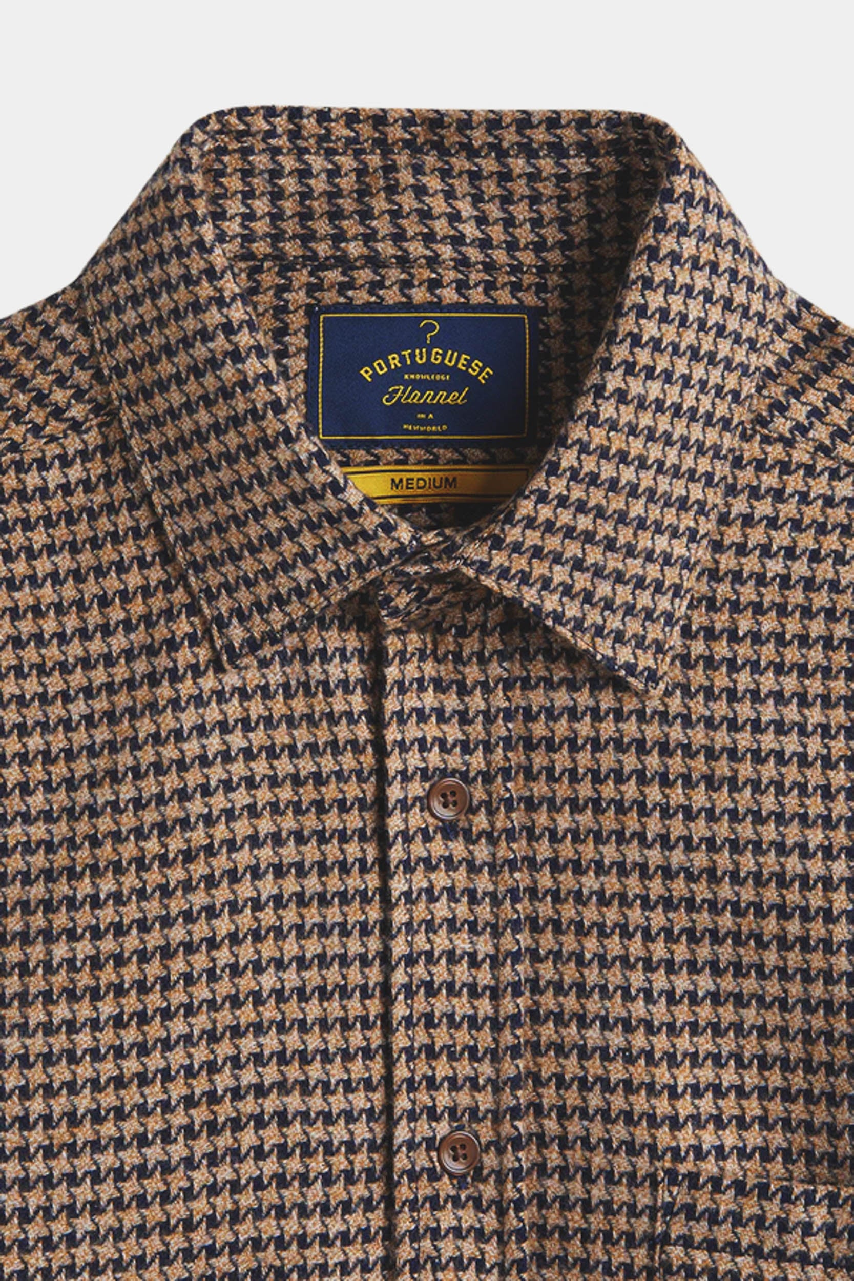 ABSTRACT HOUNDSTOOTH - Navy