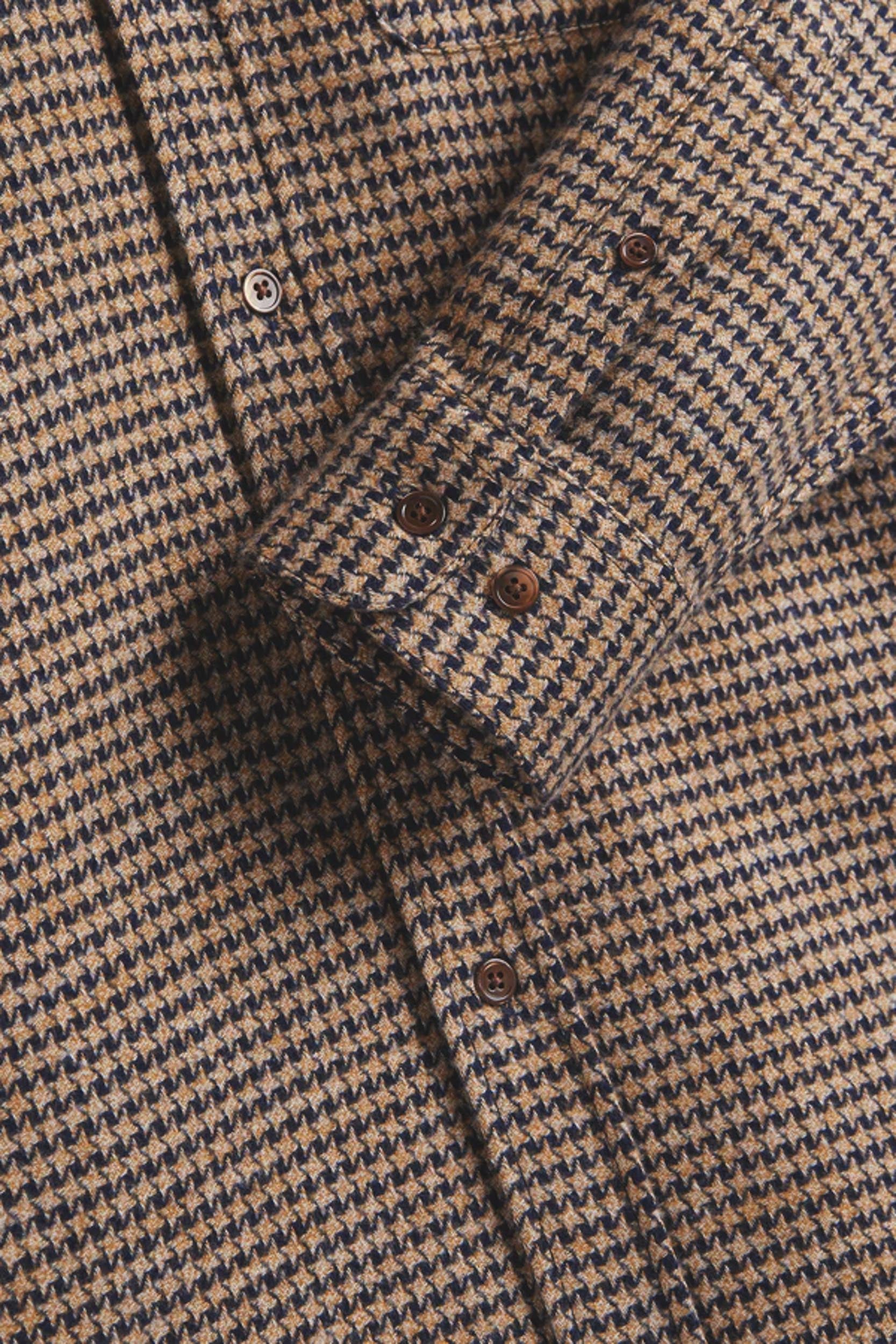 ABSTRACT HOUNDSTOOTH - Navy