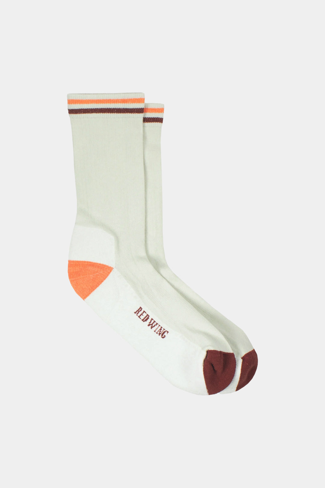 VINTAGE STRIPES CREW - Cream/Peach