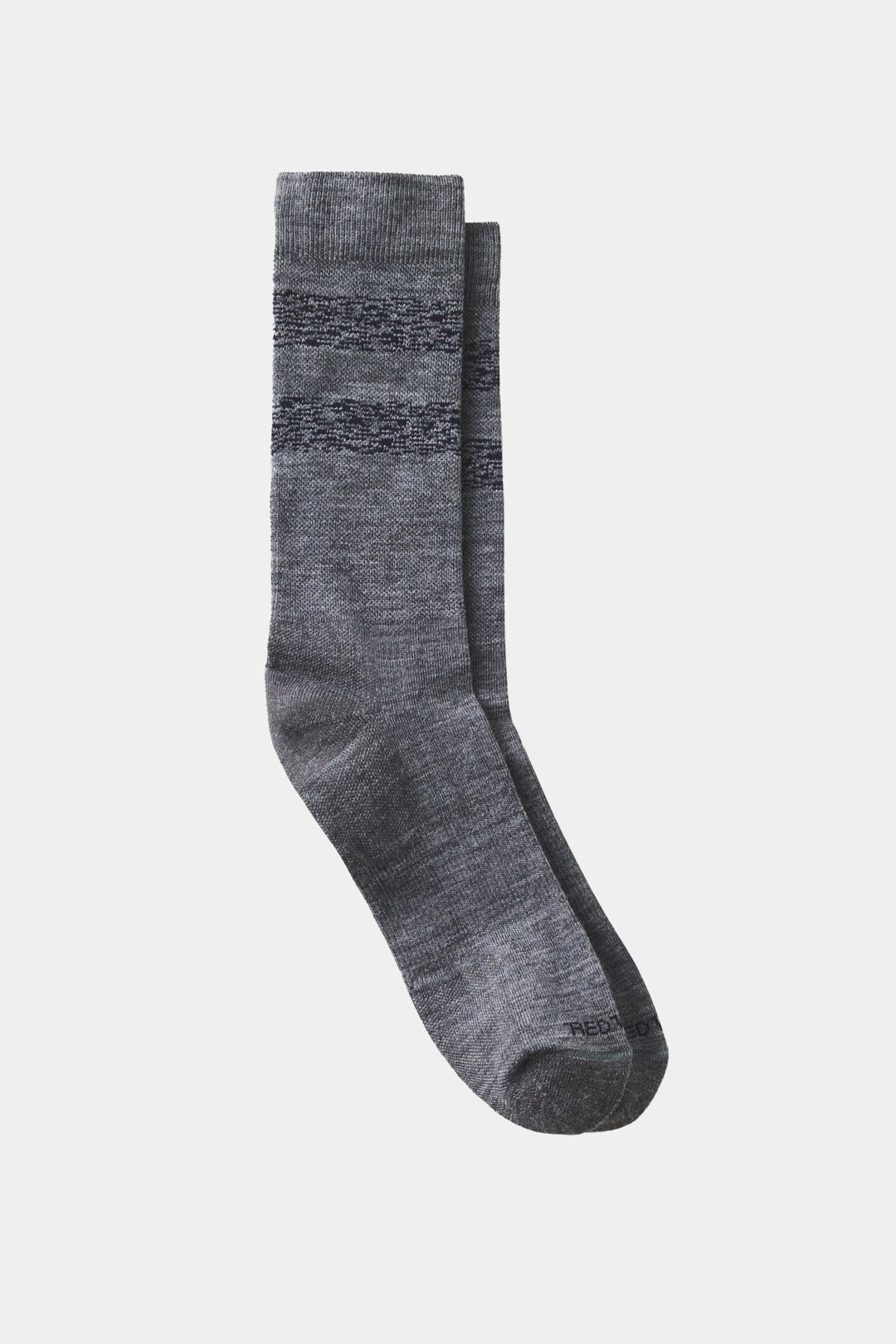 WOOL BLEND STRIPED - Grey