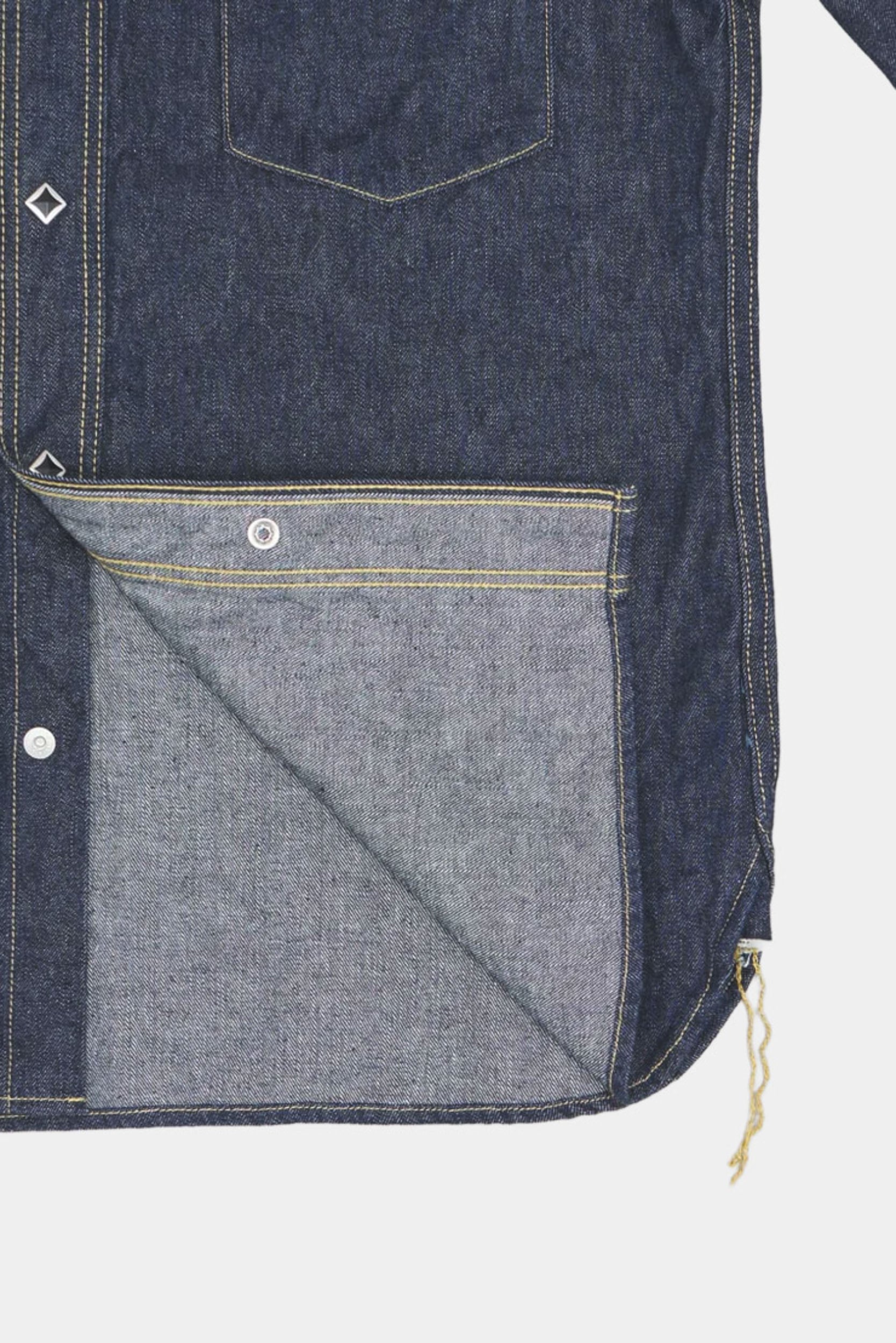 WESTERN SHIRT "KAMOME" 10oz