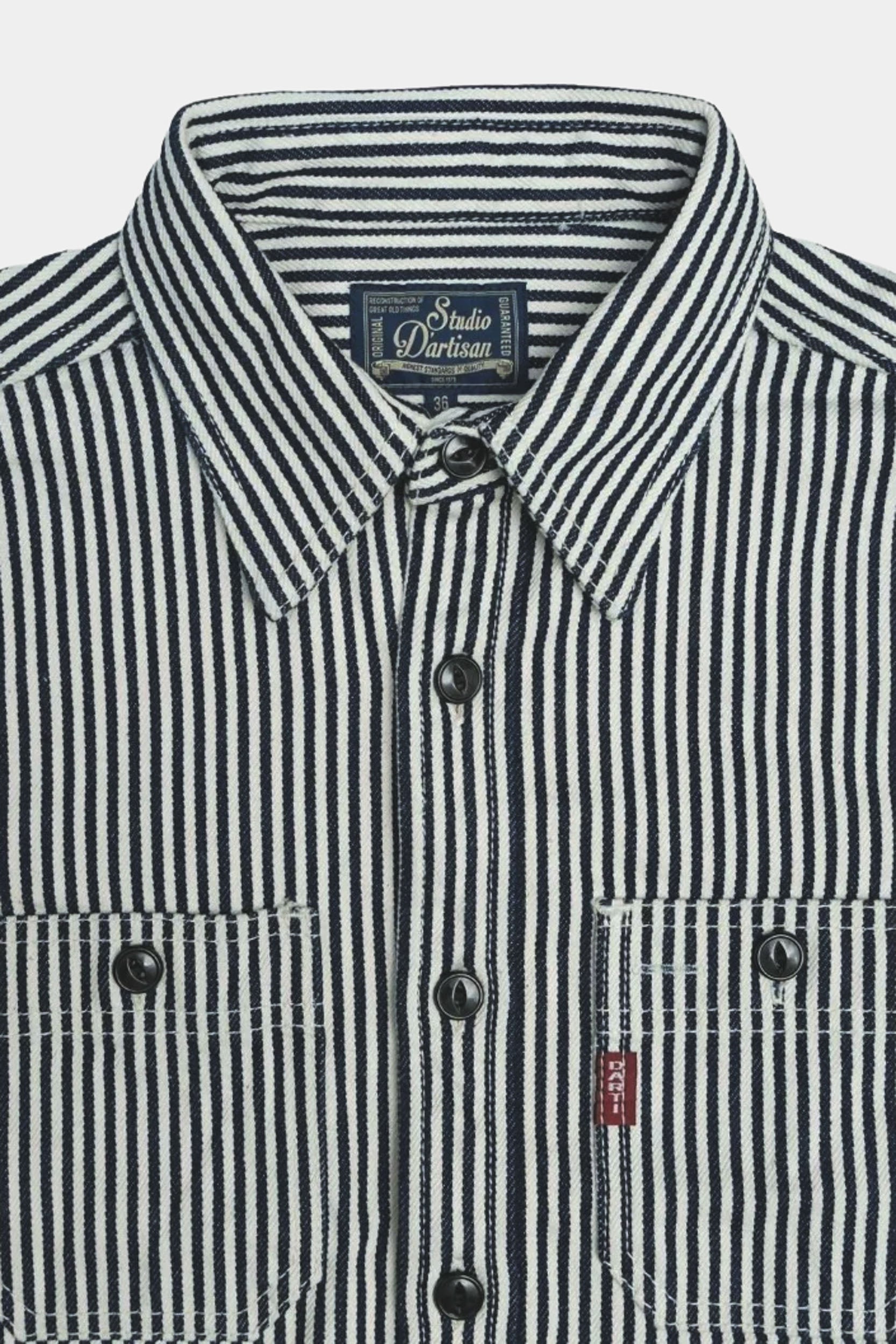 D5335H 14oz HICKORY WORK SHIRT