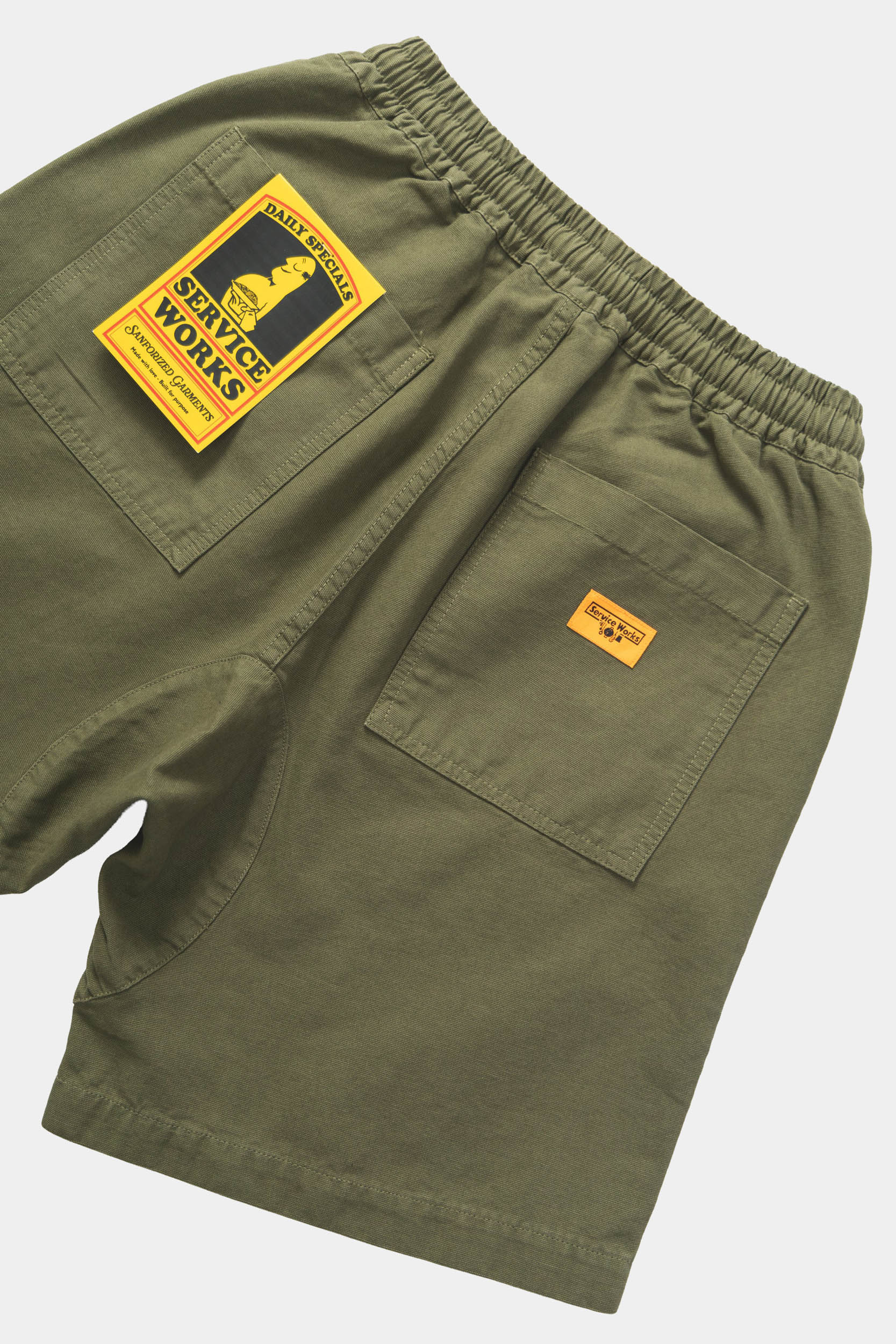 CANVAS CHEF SHORT - Olive