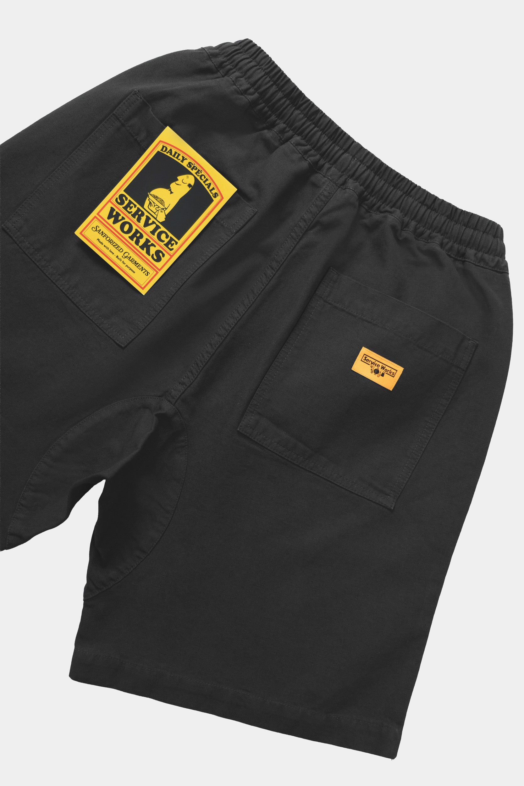 CANVAS CHEF SHORT - Black