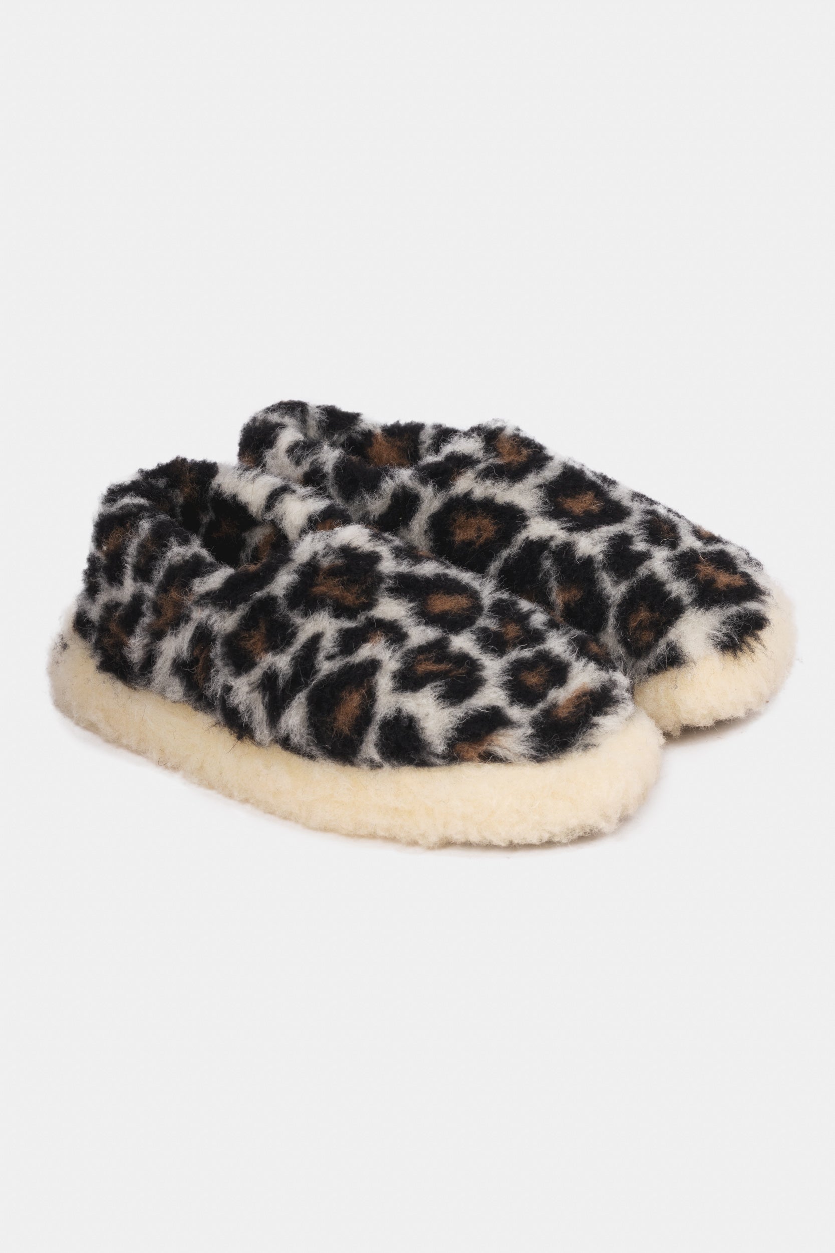 SIBERIAN SLIPPERS - Leopard beige
