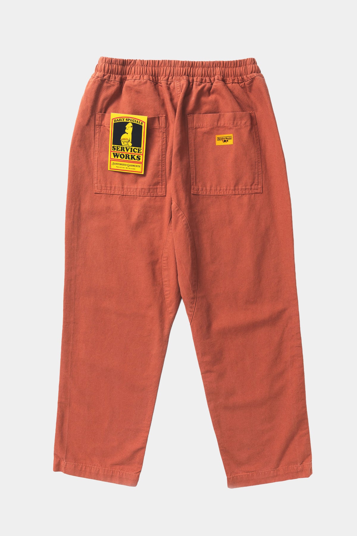 PANTALON DE CUISINIER EN TOILE - Cuivre