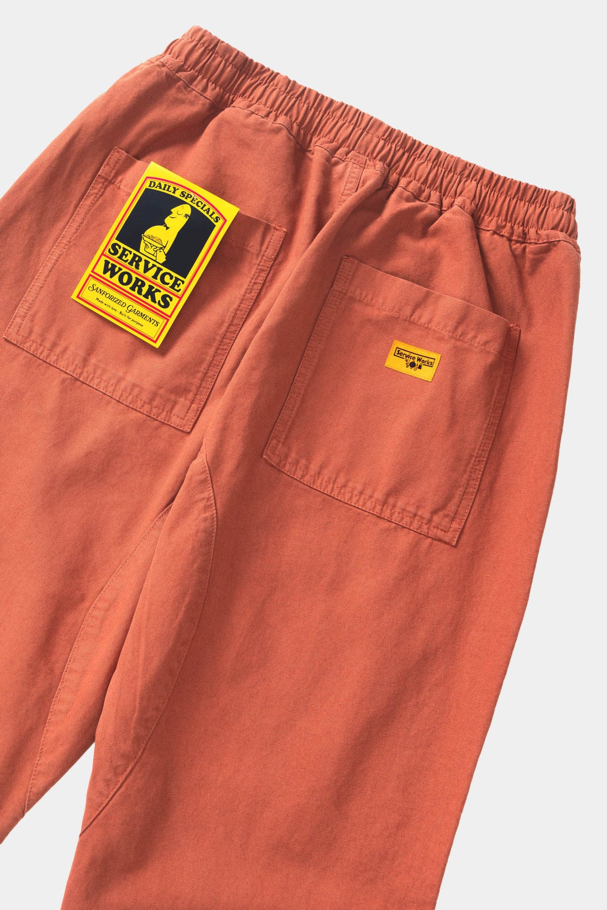 PANTALON DE CUISINIER EN TOILE - Cuivre