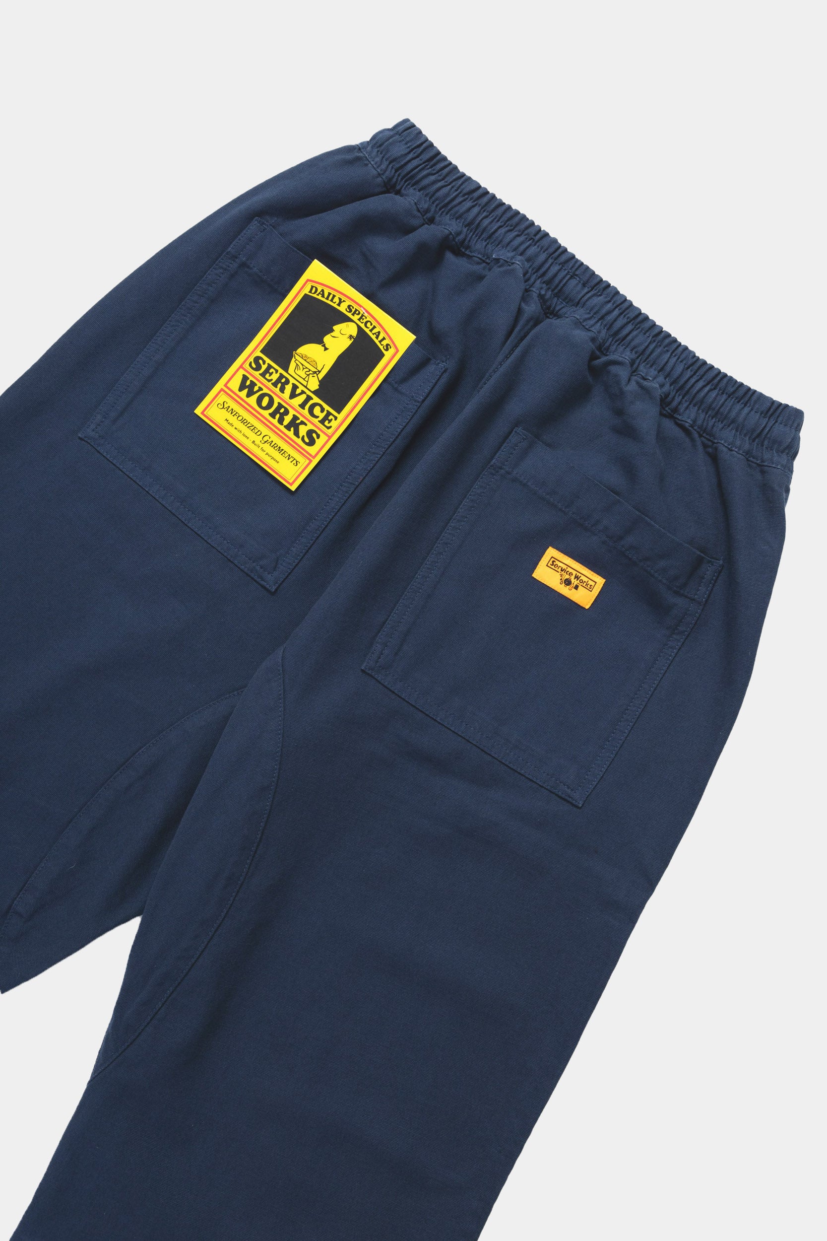 CANVAS CHEF PANTS - Dark navy