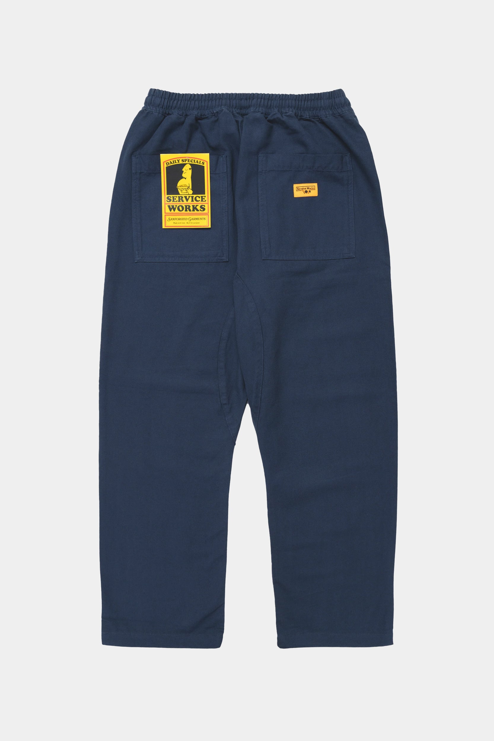 CANVAS CHEF PANTS - Dark navy