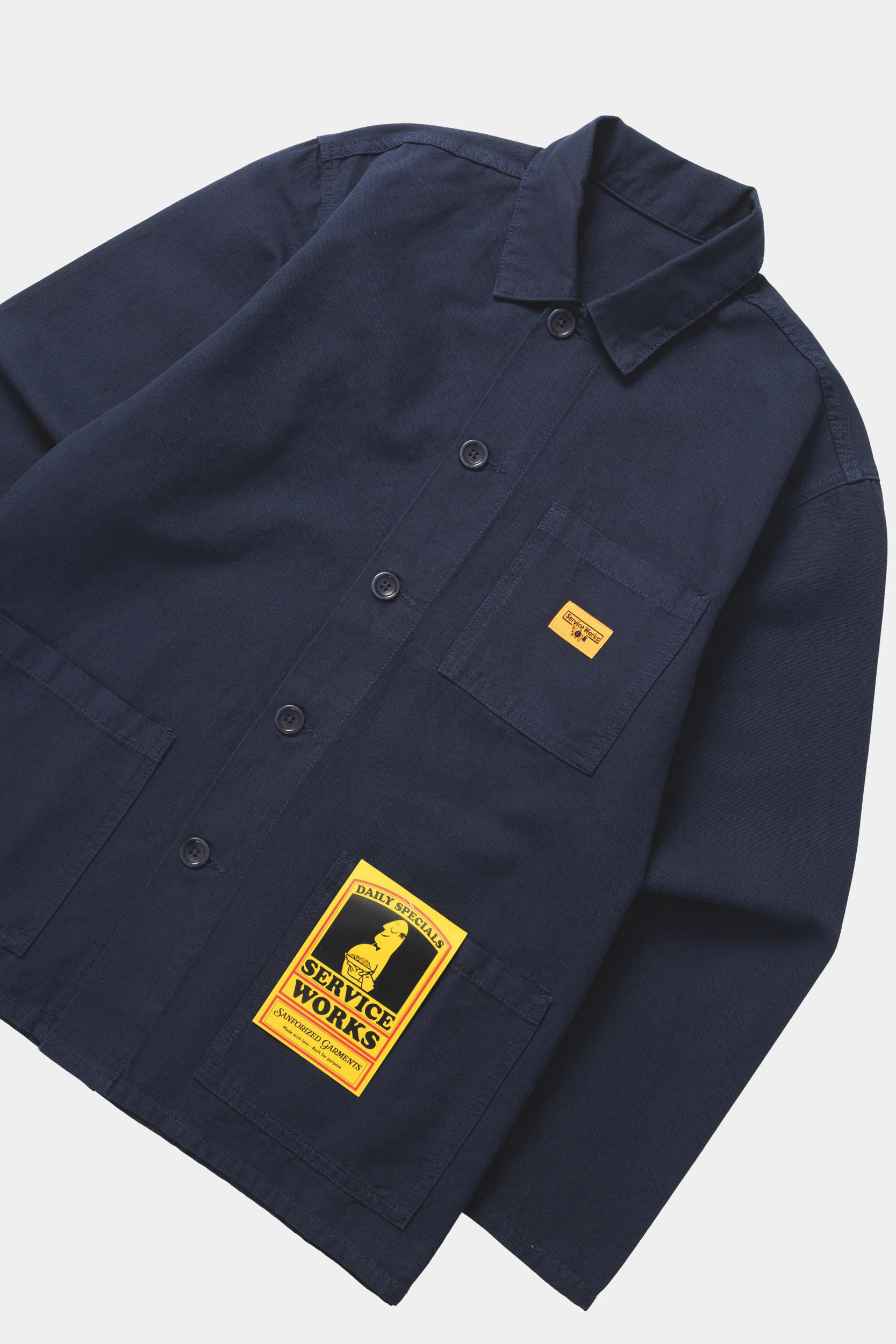 CANVAS CHORE SHIRT - Dark navy