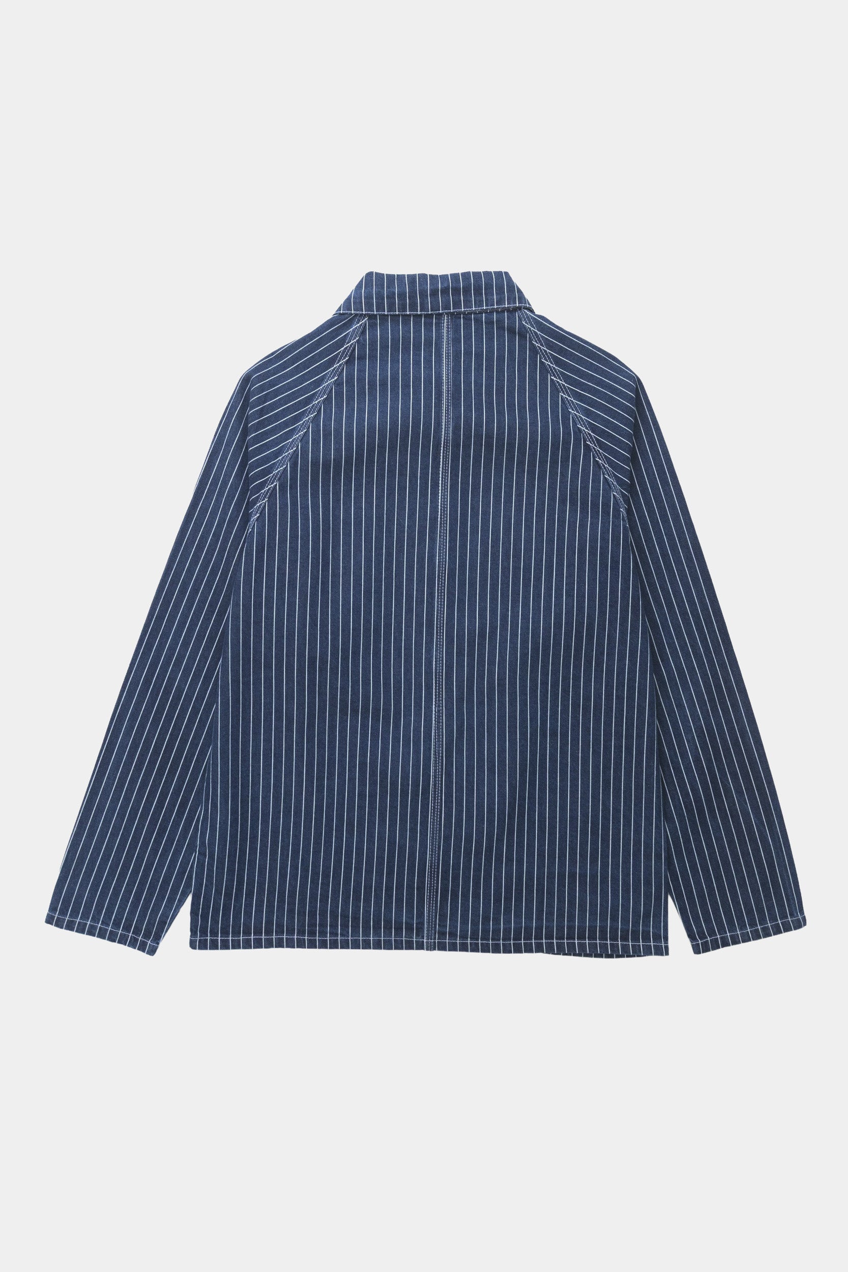 PINSTRIPE DENIM COVERALL 2.0 - Indigo