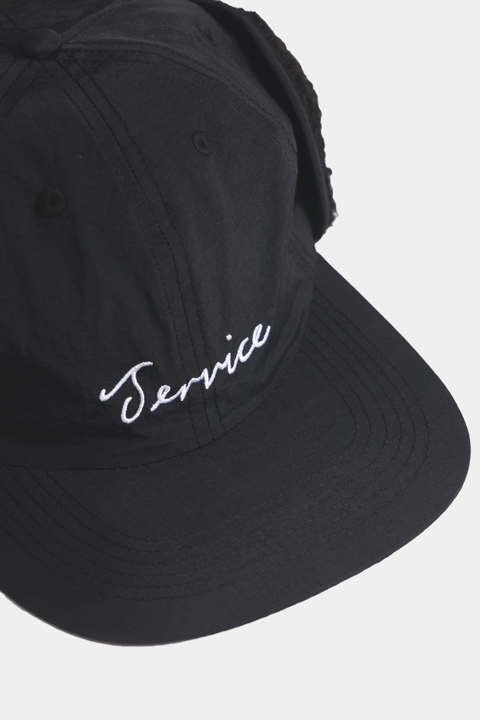 SCRIPT TRAPPER HAT - Black