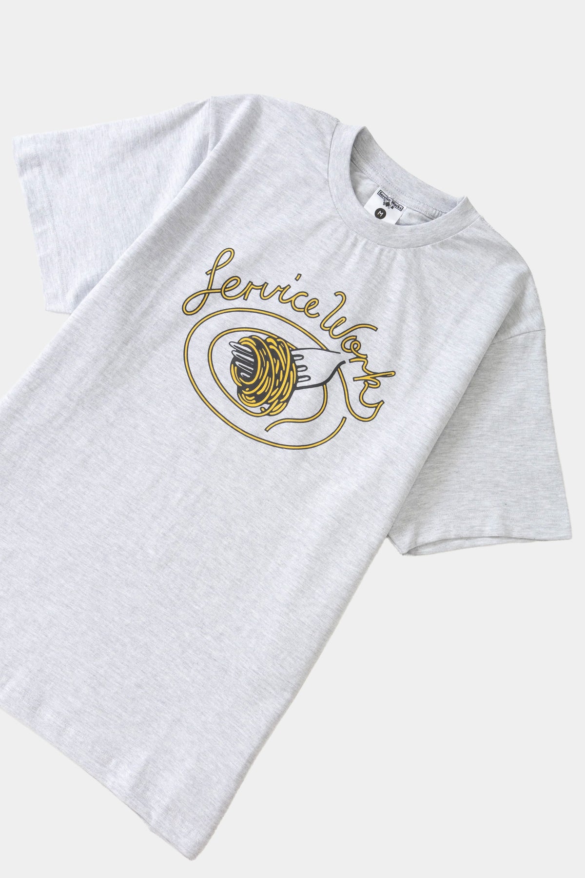 SPAGHETTI TEE - Ash