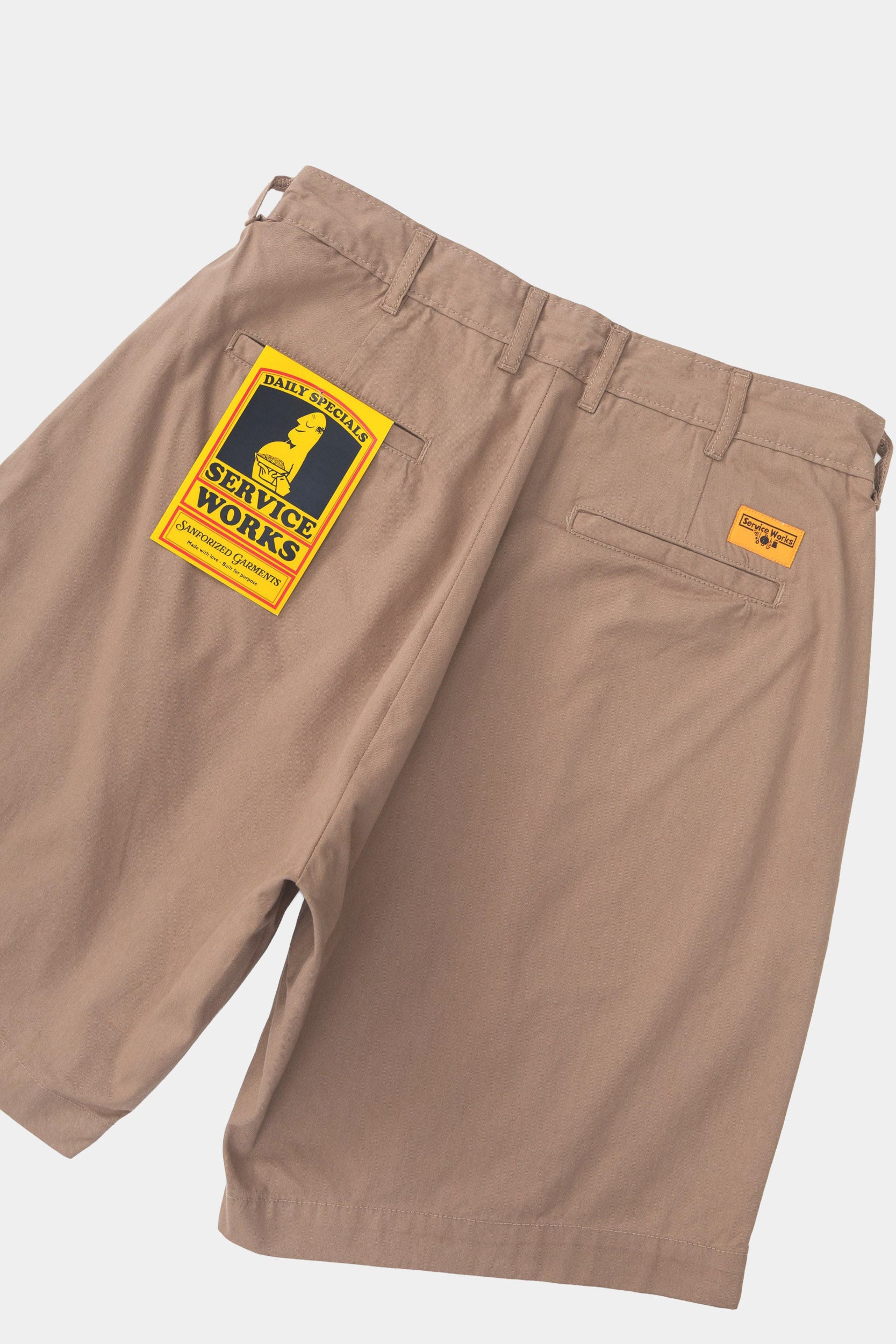 TWILL PART TIMER SHORTS - Mushroom