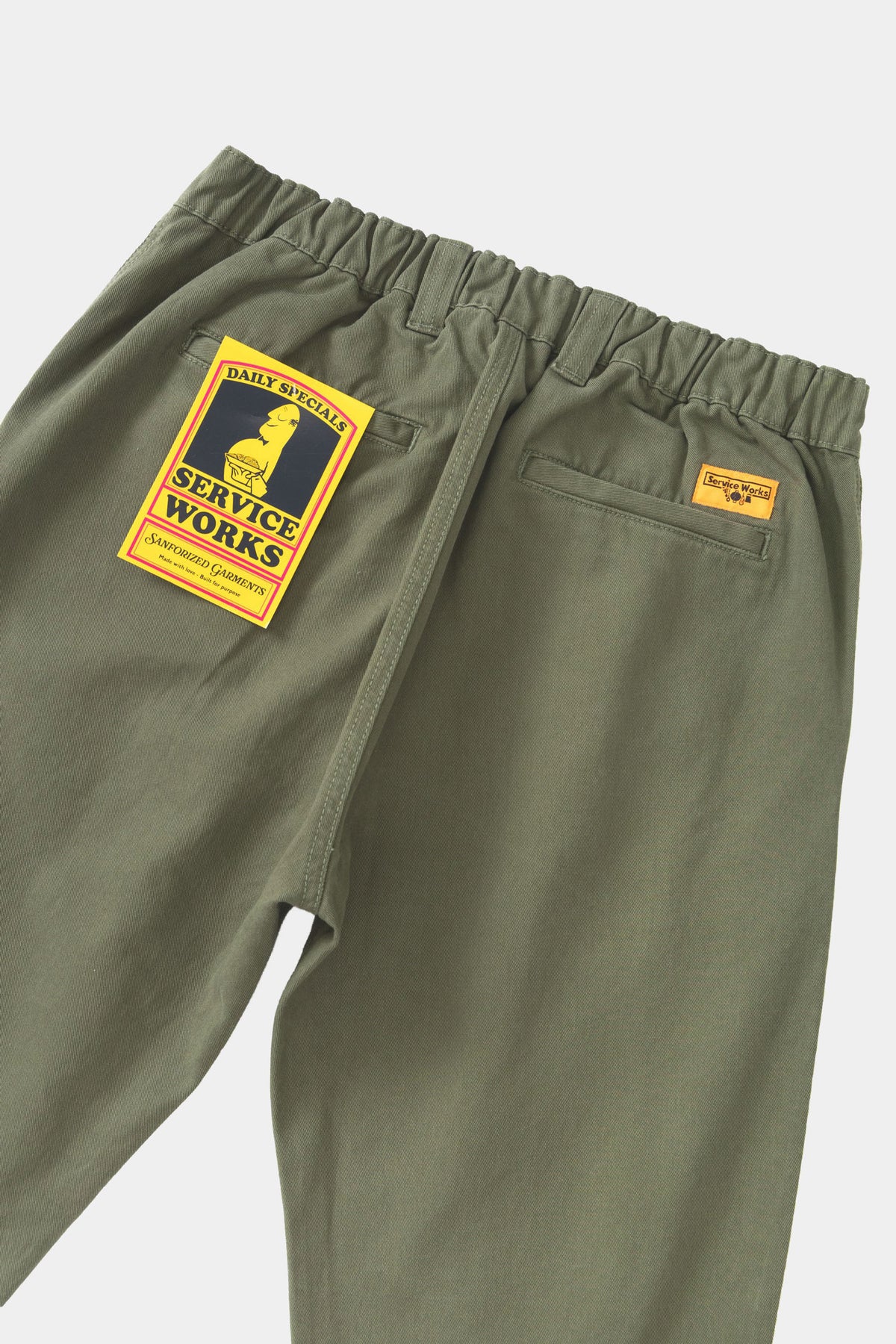 TWILL WAITER PANT - Olive