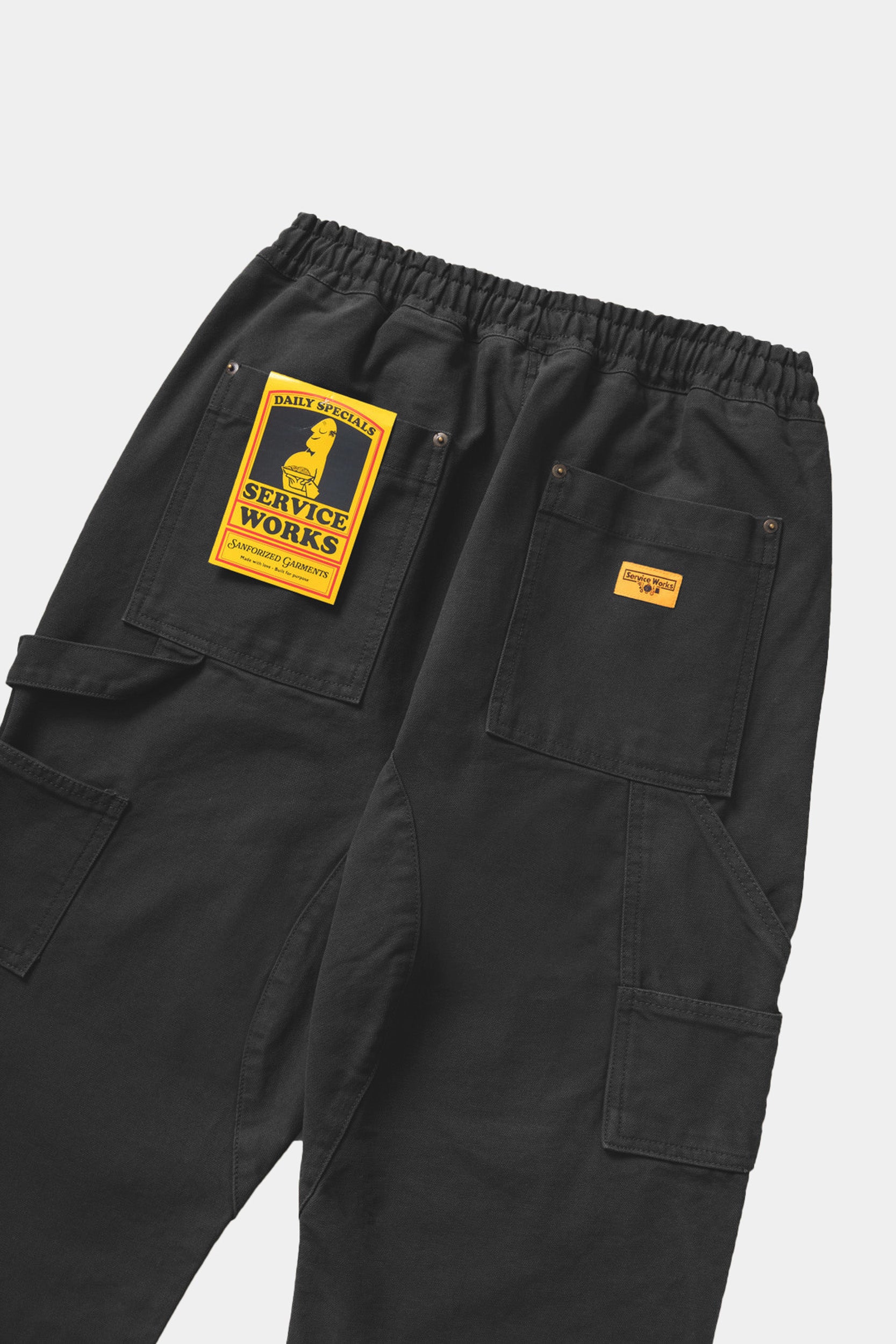 UTILITY CHEF PANTS - Black