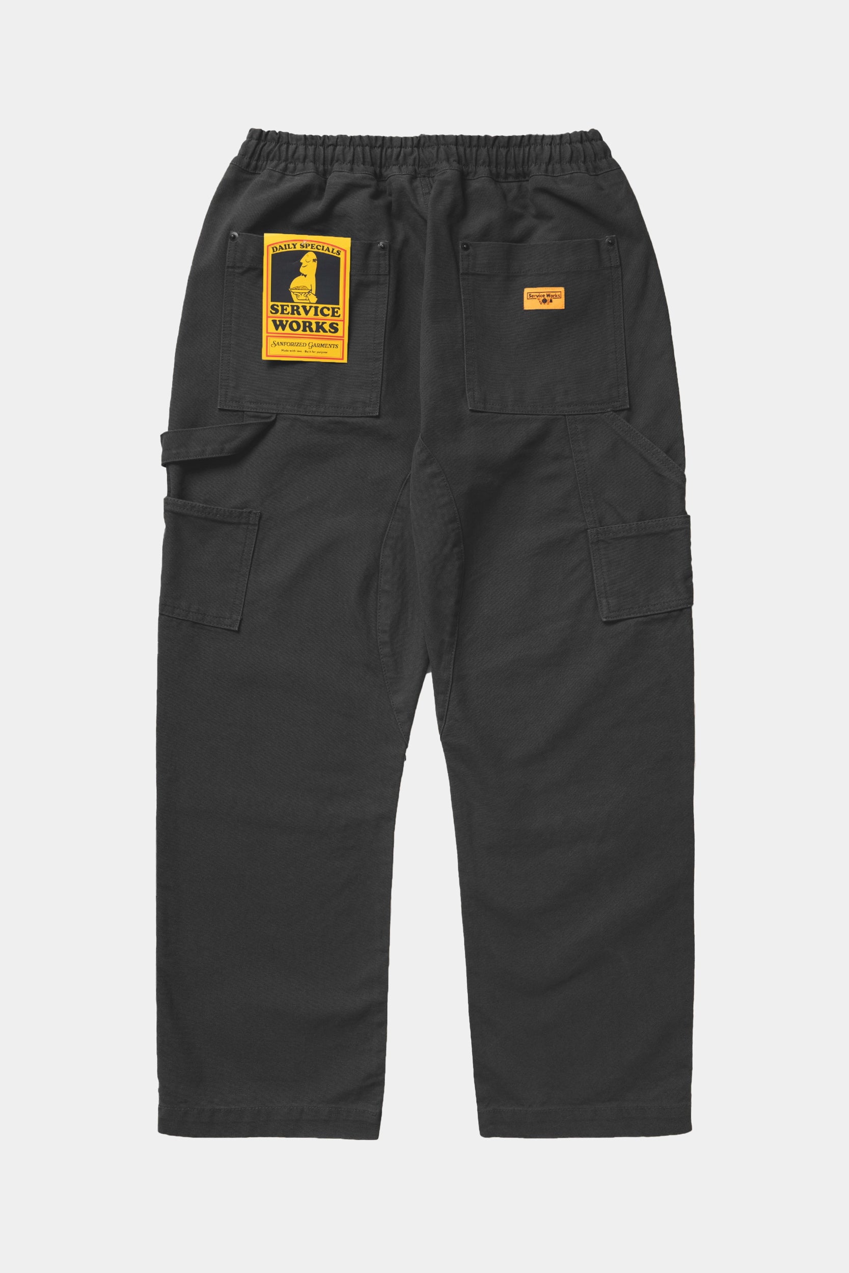 UTILITY CHEF PANTS - Black