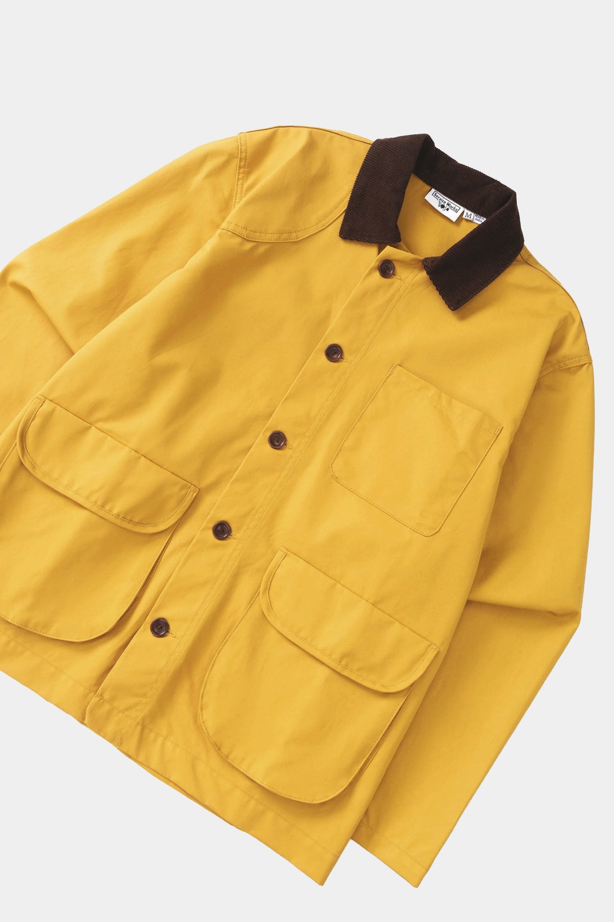 WAXED BARN COAT - Ochre