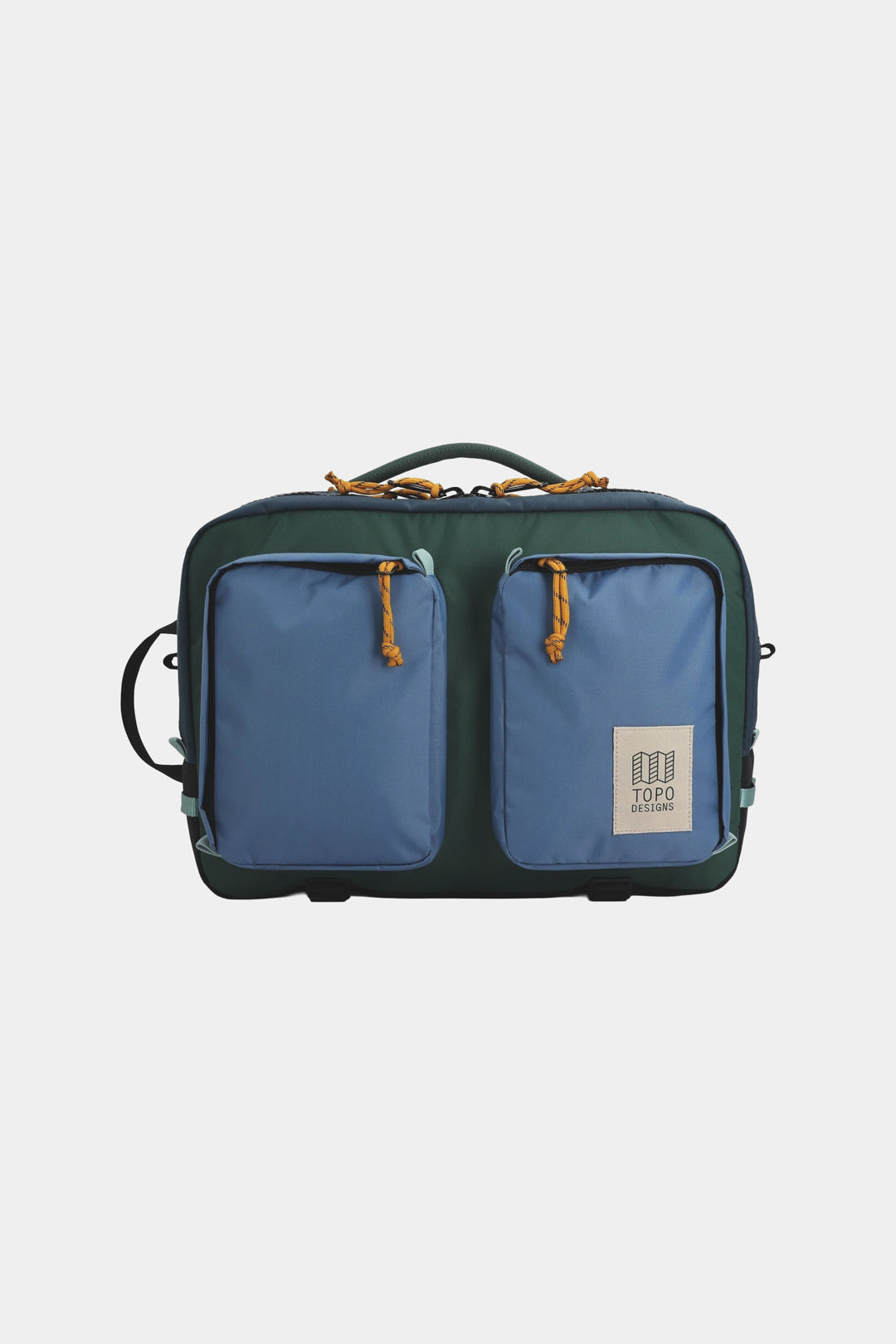 GLOBAL BRIEFCASE - Stone blue/forest