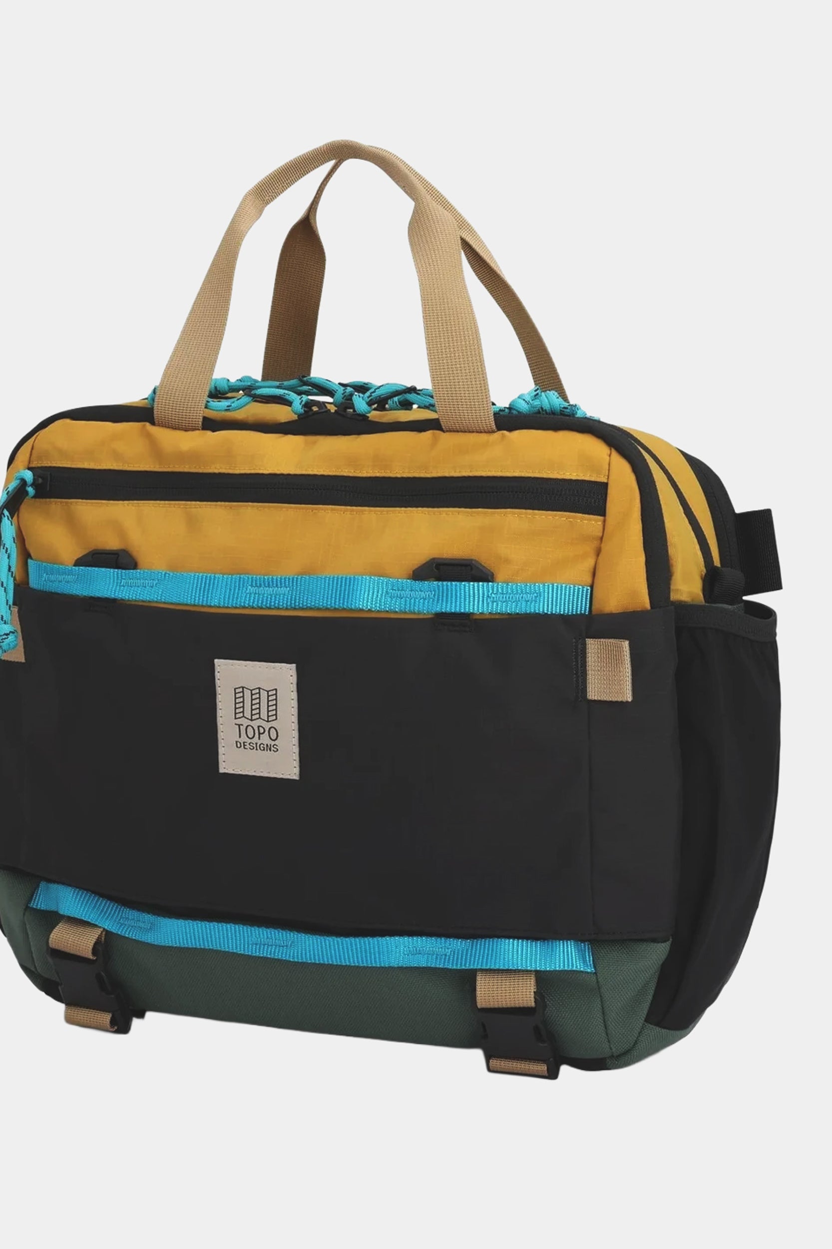 MOUNTAIN CROSS BAG -Mustard/Forest