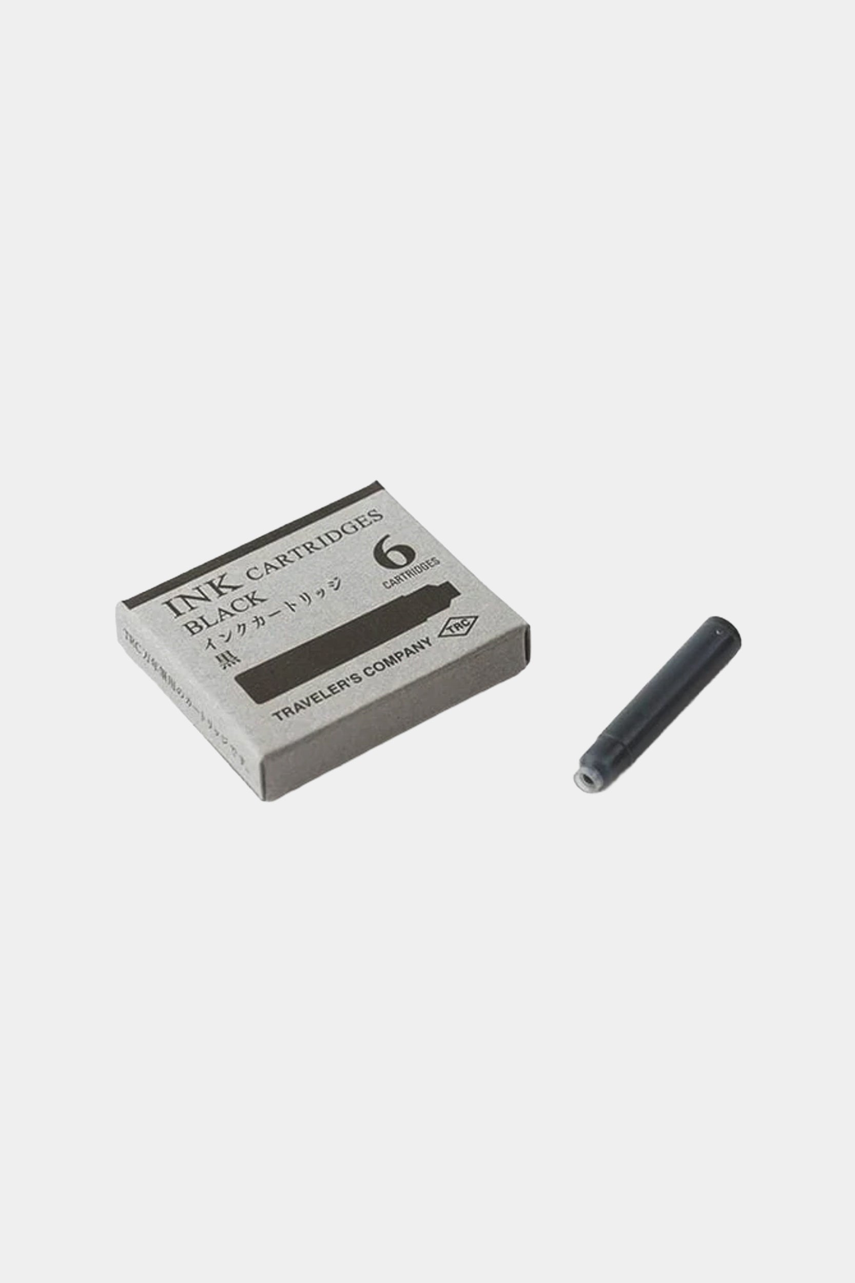 CARTRIDGE FOR BRASS FOUNTAIN PEN - Black