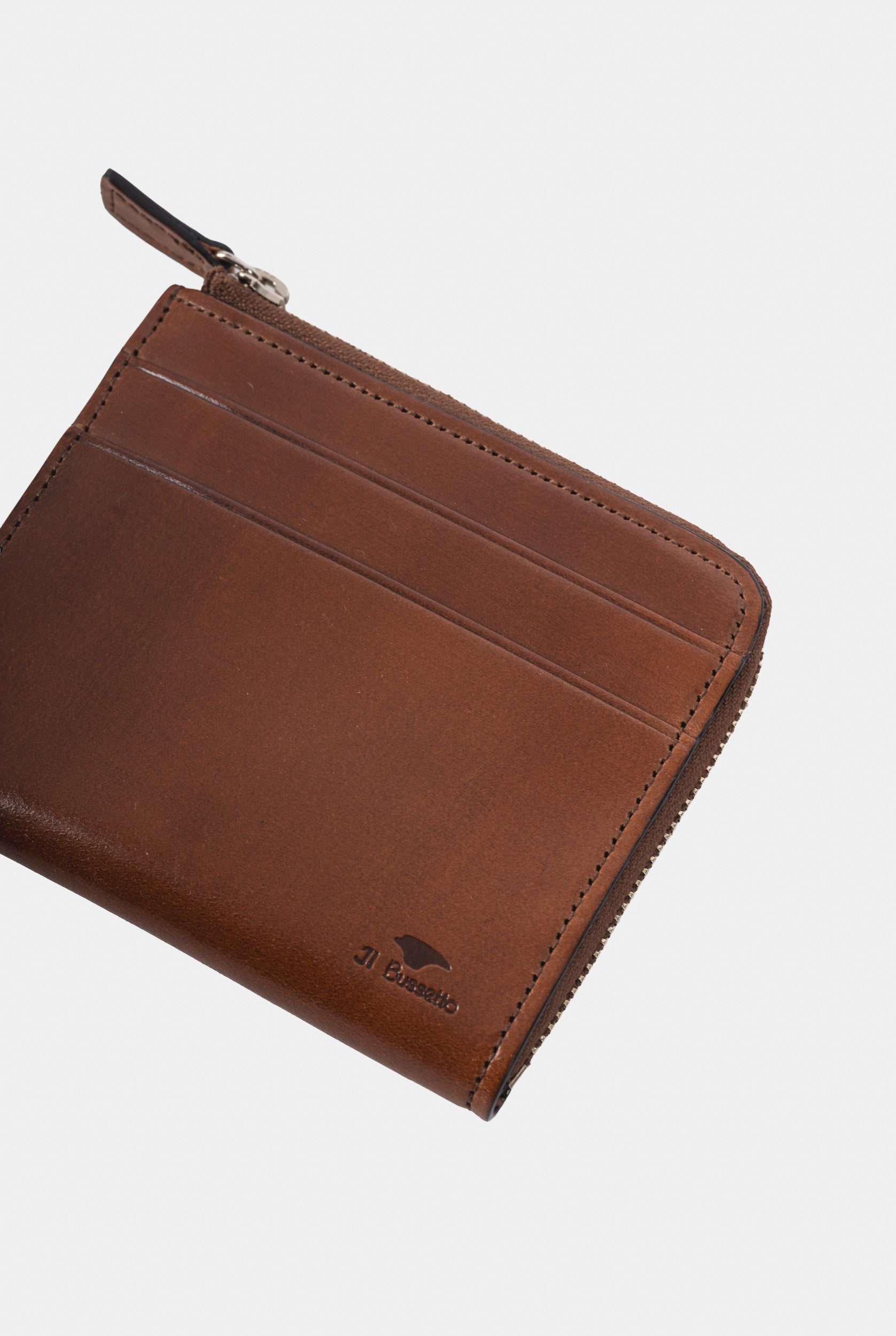 Zipped wallet with inner pocket - Cappuccino