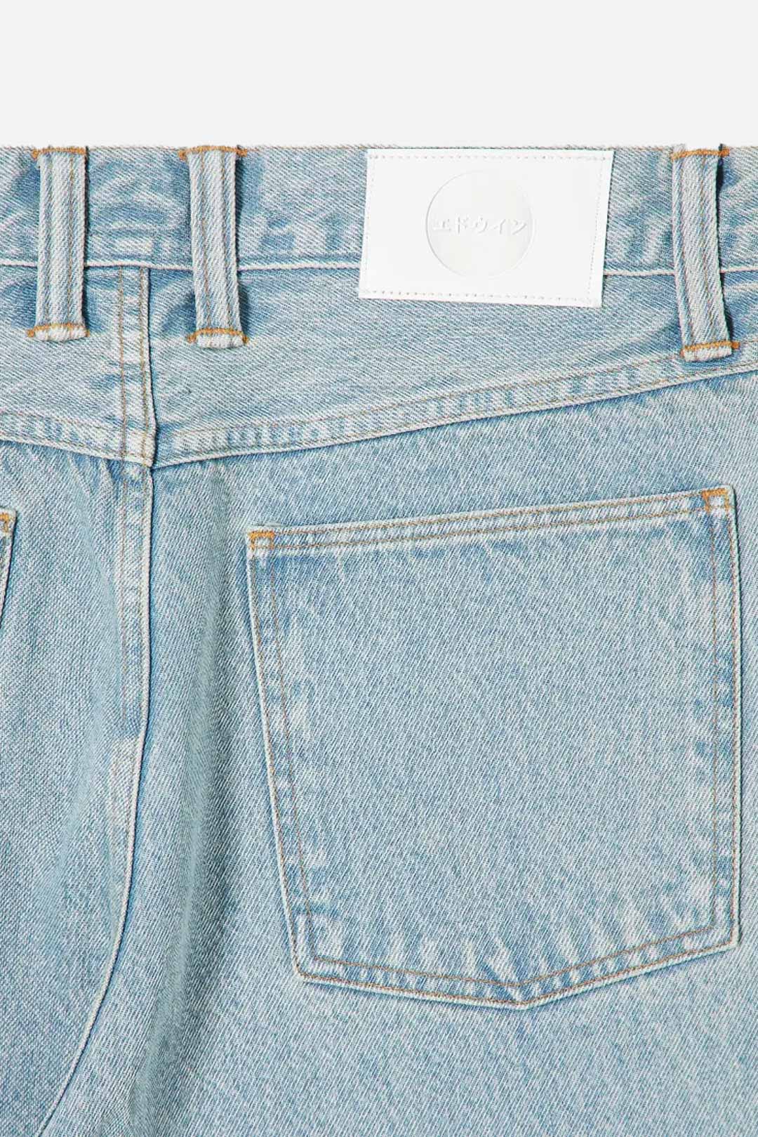 COSMOS PANT - Blue heavy bleach