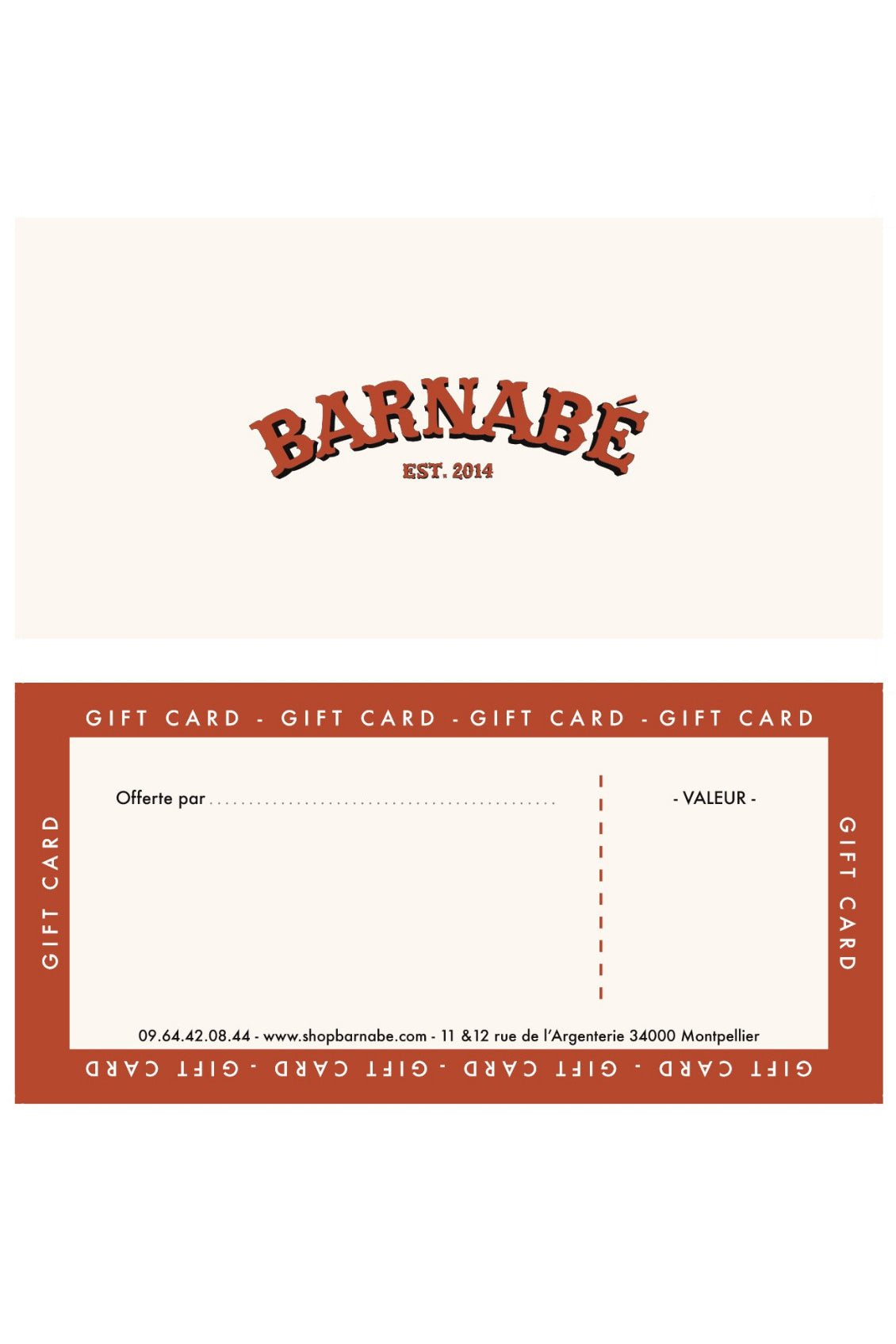 Gift card