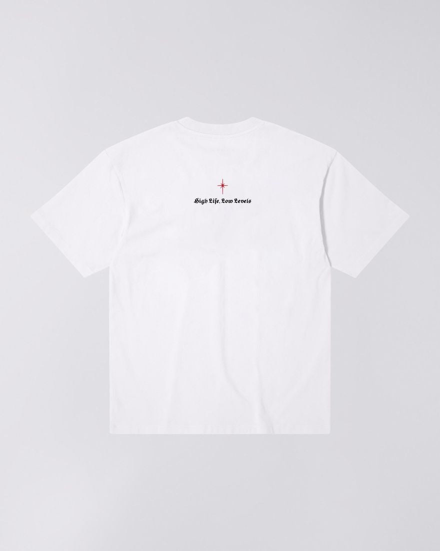 HIGH LIFE LOW LEVELS CHEST TEE - White
