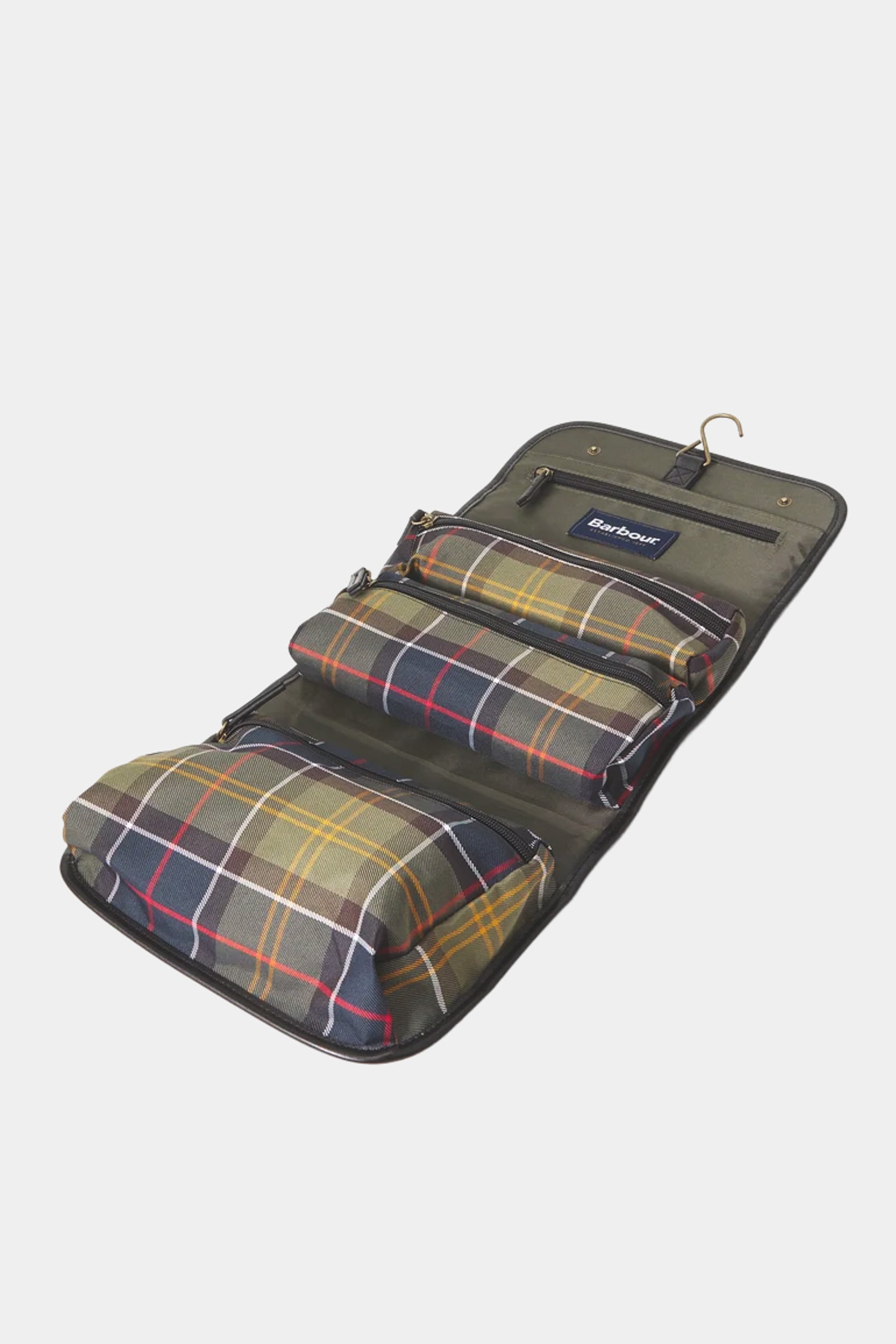 TARTAN HANGING WASHBAG
