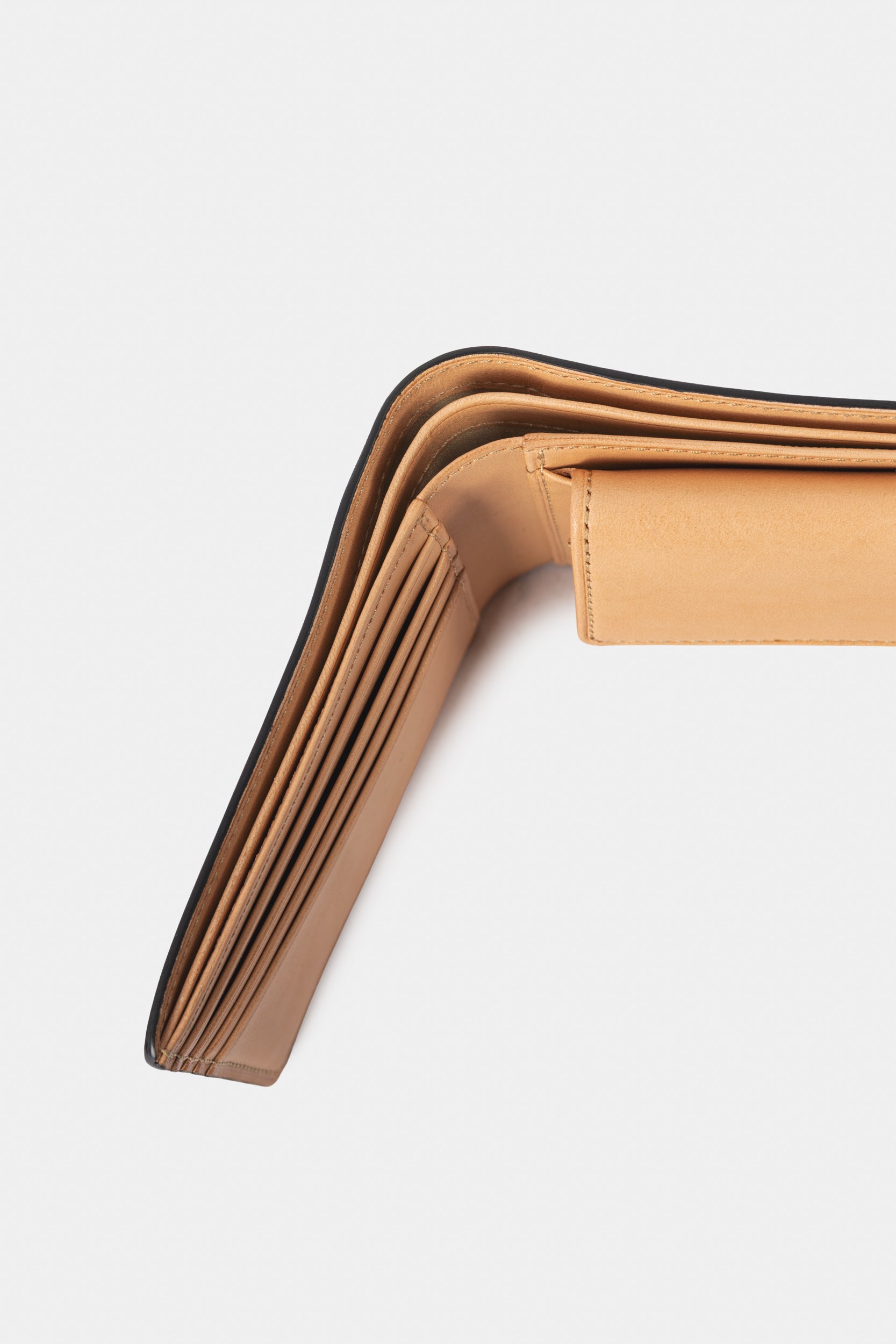 Bi fold coin natural - Bisquit