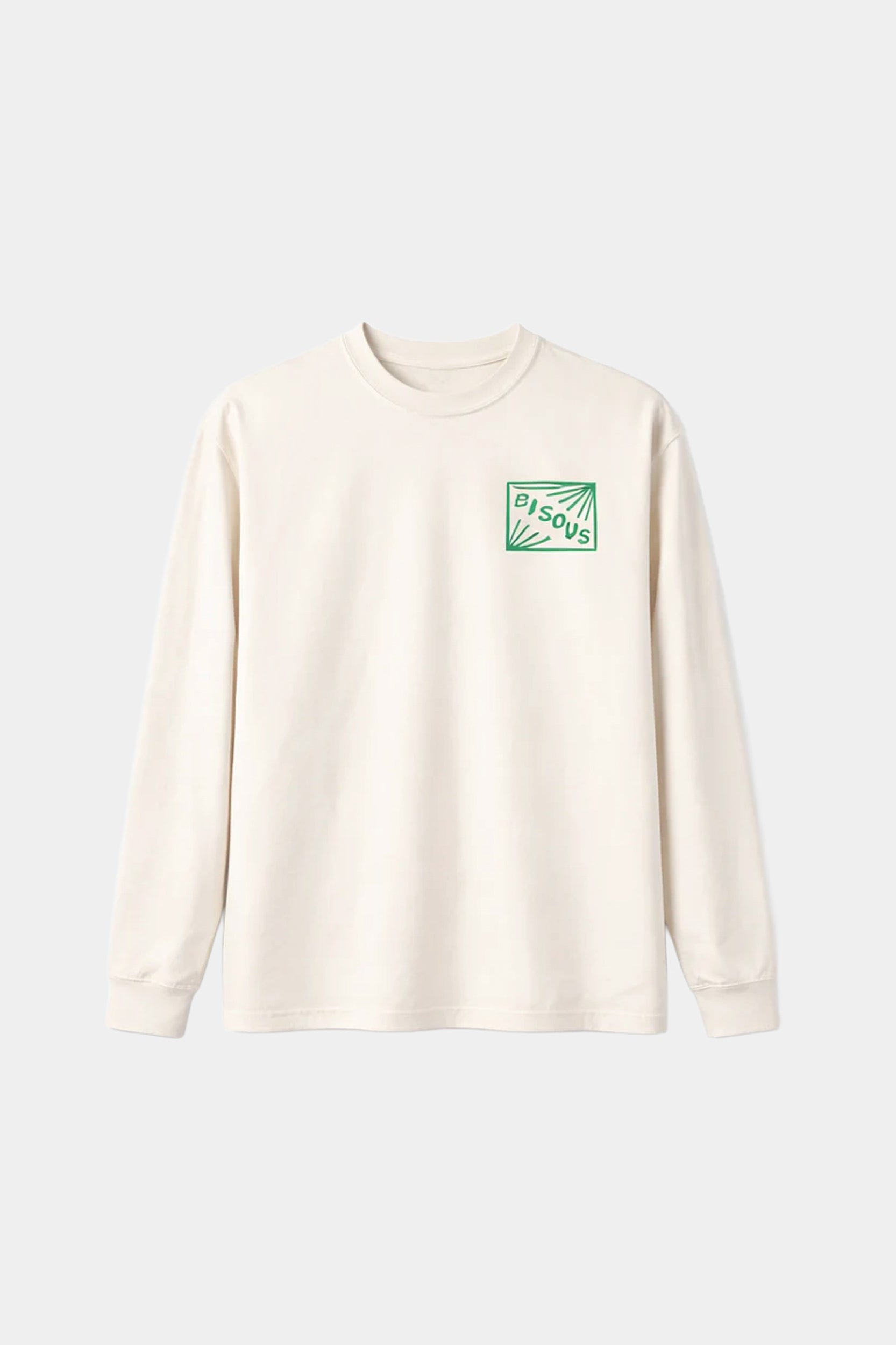 FLYER TEE LS - Washed white