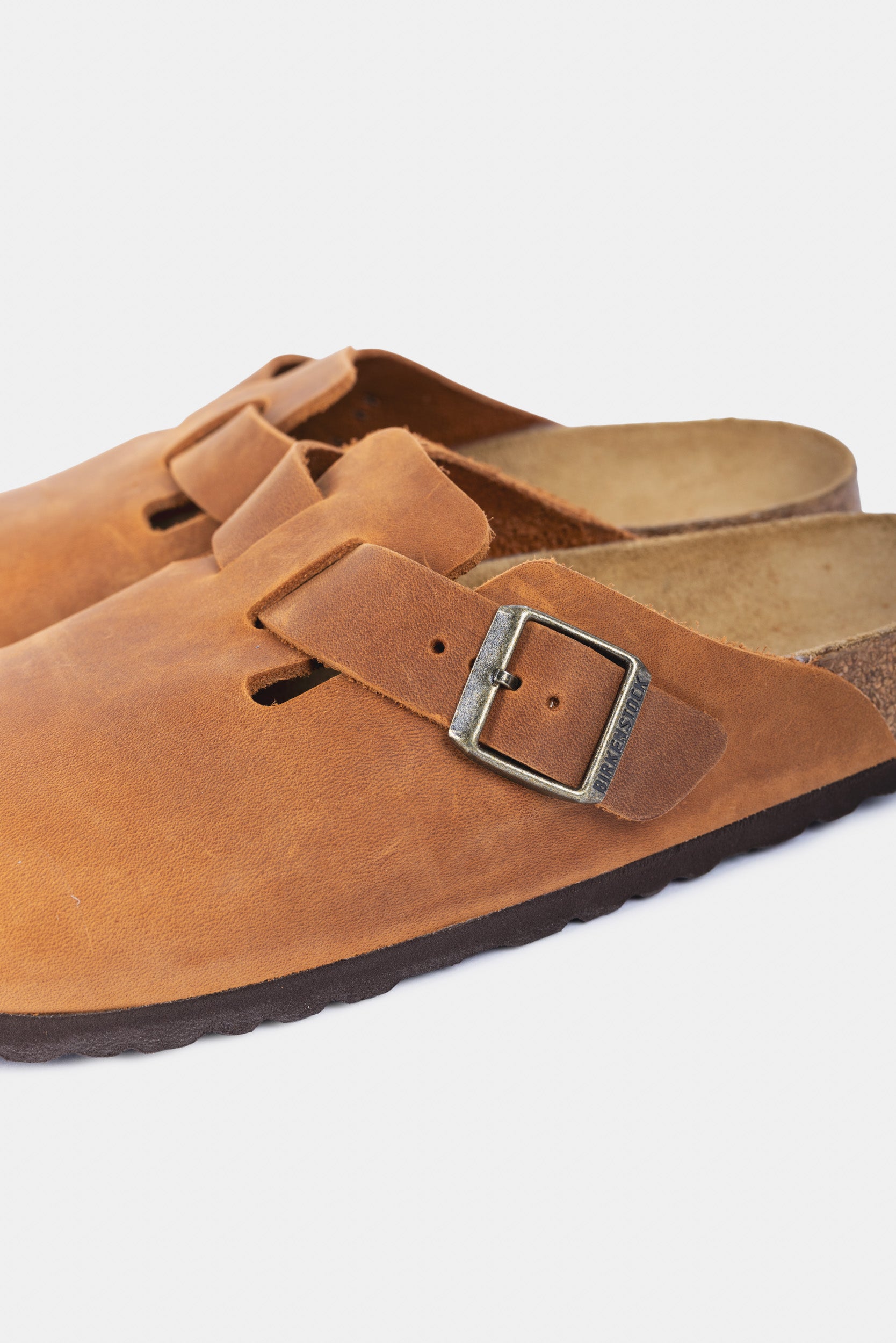 BOSTON OILED LEATHER - Cognac