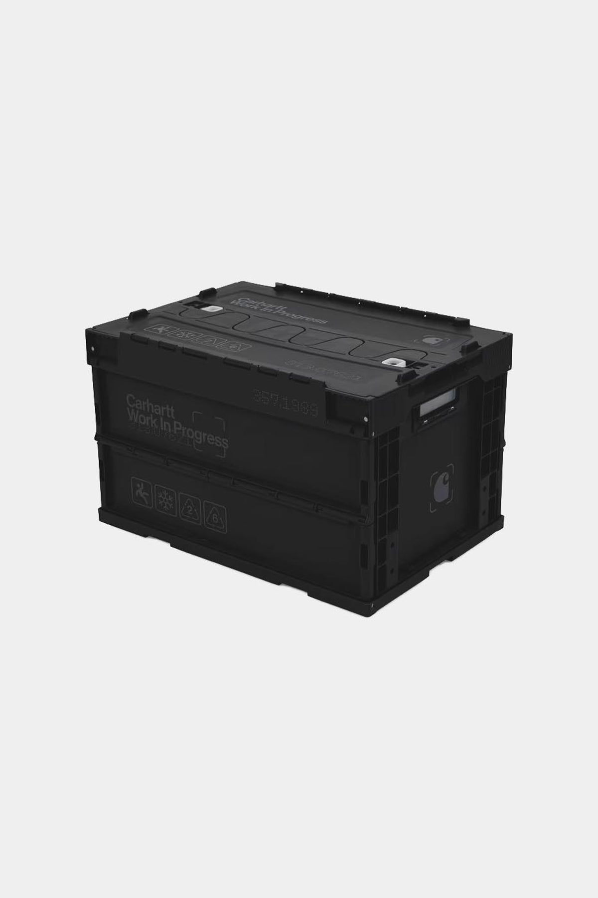 BOXED FOLDABLE CONTAINER - Black / grey